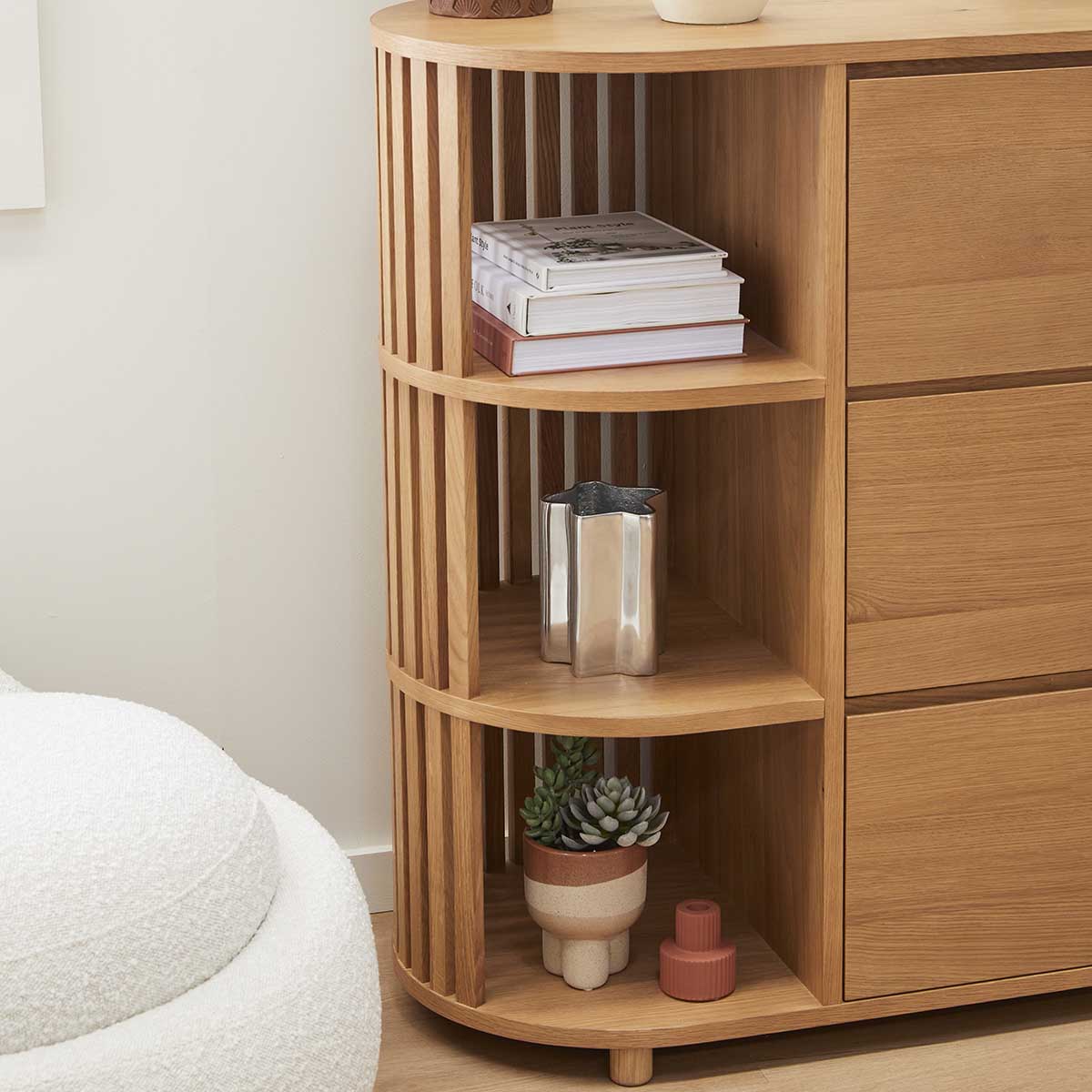 Modern 3-Drawer Dresser for Bedroom - Solid Wood Storage Cabinet with Smooth Gliding Drawers - Perfect for Home, Office, or Dorm Room Organization
