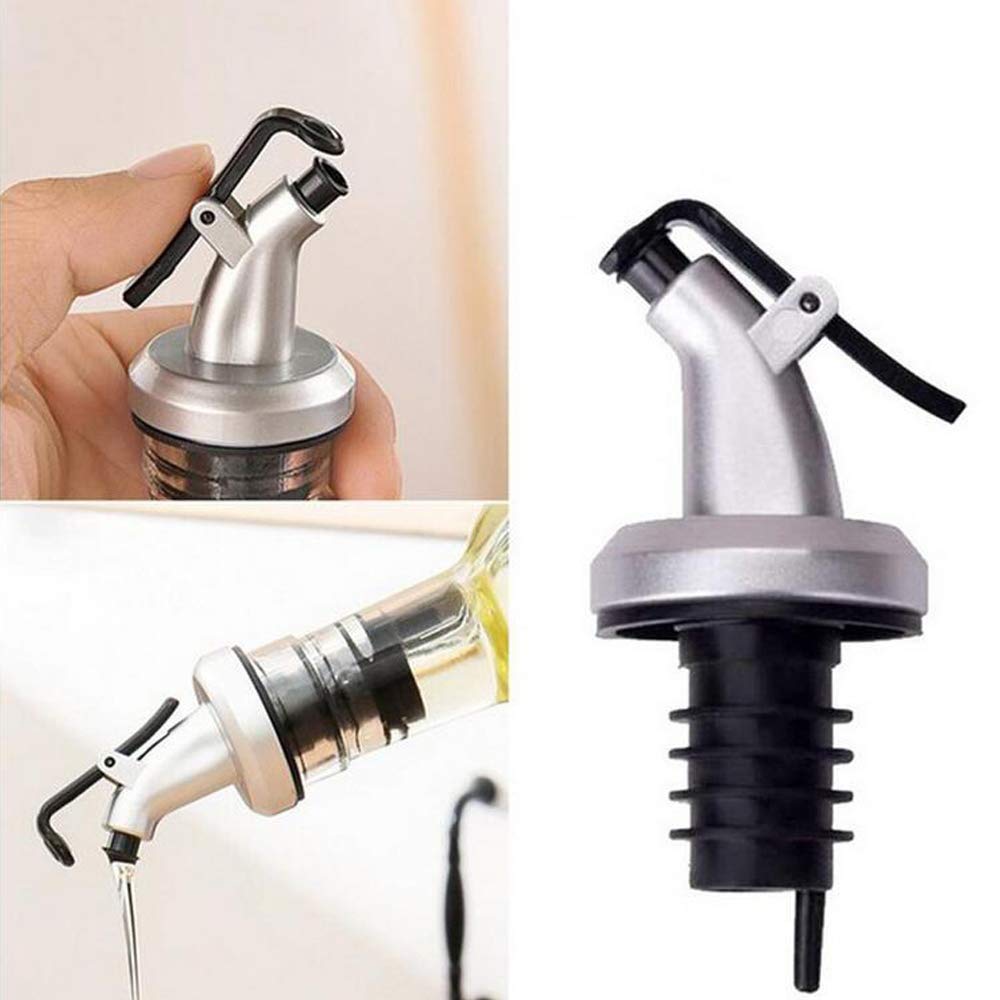 8-Pack Leak-Proof Oil Dispenser Bottles for Olive Oil, Vinegar & Wine - Kitchen & Salad Dressing