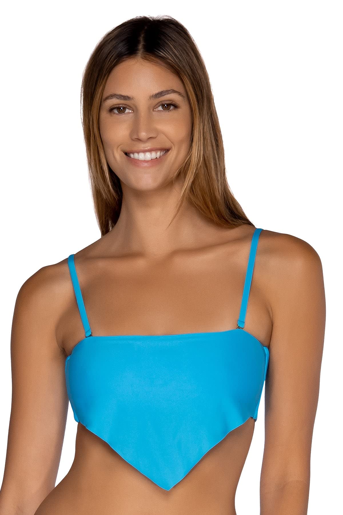 Elizabeth Turner Evelyn Women's Swimsuit Bandeau Bikini Top - Sexy Push Up Bathing Suit for Beach & Pool Party | Summer Vacation Swimwear