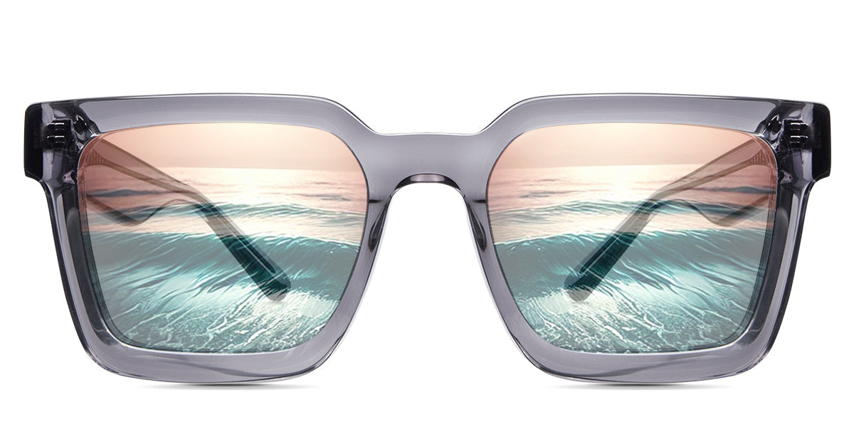 Umer Men's Prescription Tinted Glasses - Blue Light Blocking & UV Protection for Office Work & Computer Use