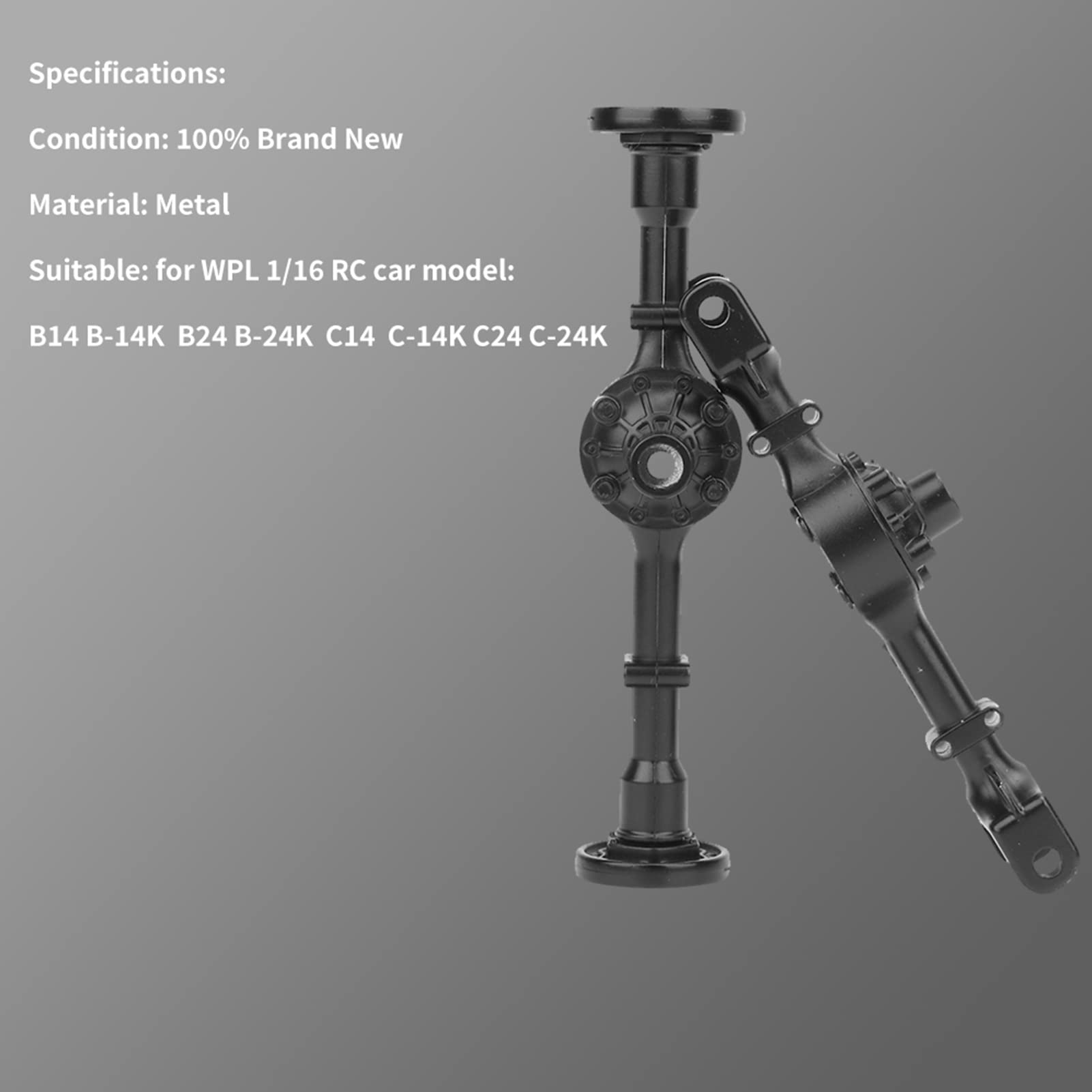 1/16 Scale RC Car Upgrade Kit - GRCFUMO Metal Axle & Modification Parts Set for RC Cars | Off-Road Racing, Crawling & DIY Customization