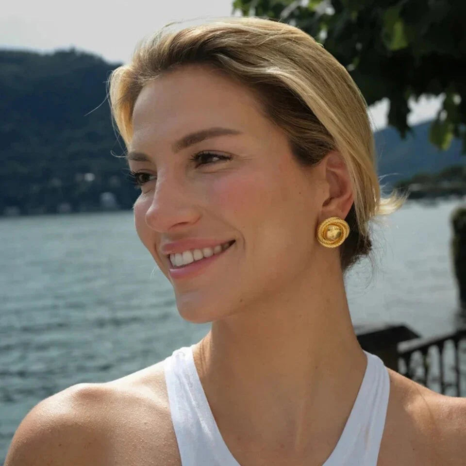 Annalisa Gold Earrings for Women - Elegant & Stylish Jewelry Gift for Parties, Weddings & Everyday Wear