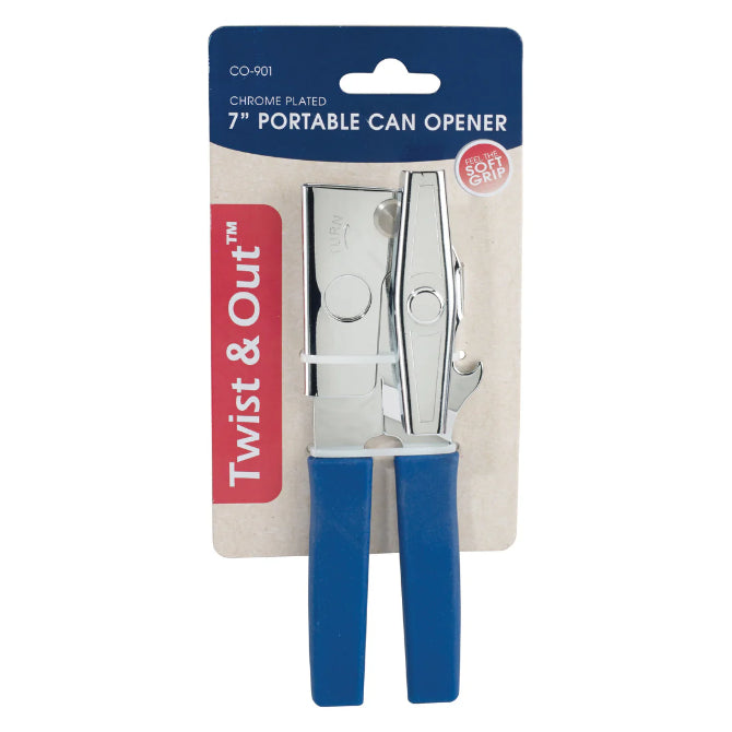 Premium Manual Hand Can Opener - Easy Open Kitchen Tool for Canned Food, Vegetables & Beans - Perfect for Camping, Emergency Kits & Everyday Cooking