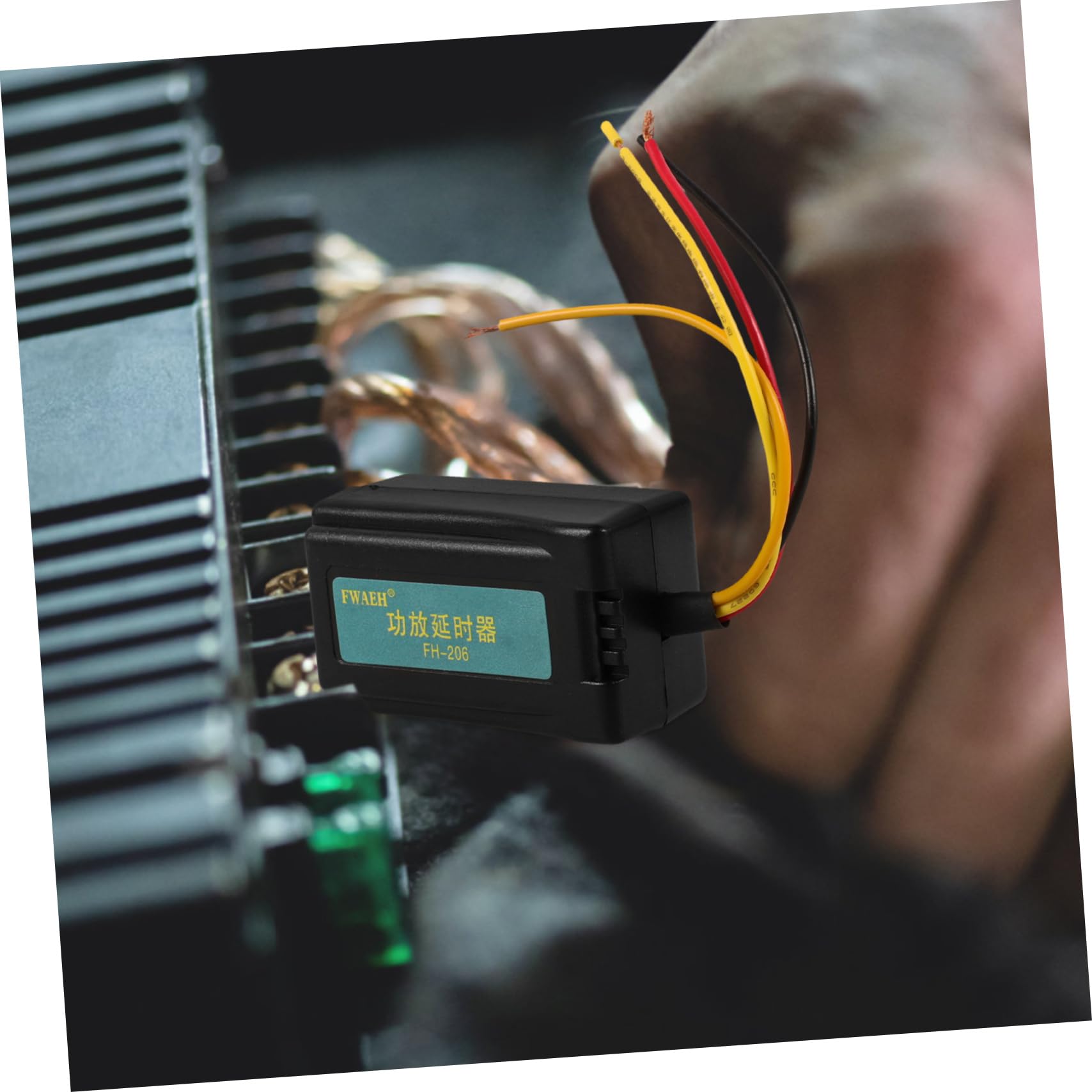 12V Automotive Digital Delay Relay Timer Module - Precision Low Voltage Start-up for Car Audio System & Speaker Control | Perfect for DIY Car Audio Projects & Vehicle Electrical Upgrades