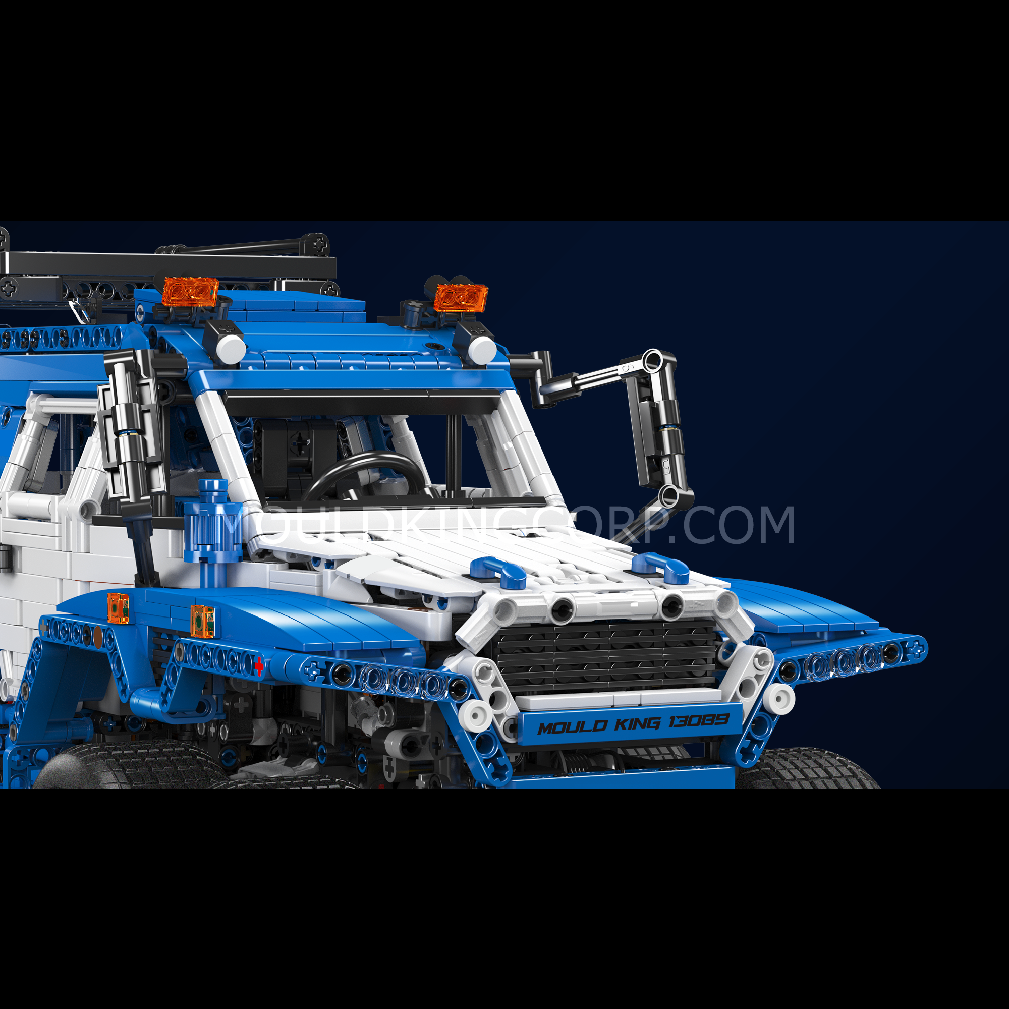 Mould King 13088S Avtoros Shama 8WD Remote Control Truck Building Kit - 3062 Piece DIY Construction Set for Adults & Teens | Off-Road Adventure, STEM Learning, Gift for RC Enthusiasts