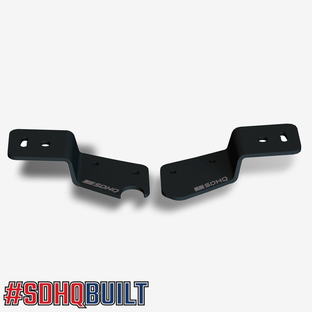 21-24 Ford Bronco & Bronco Raptor SDHQ Built A-Pillar Light Mounts | Off-Road LED Light Brackets | Perfect for Trail Riding, Overlanding & Night Driving