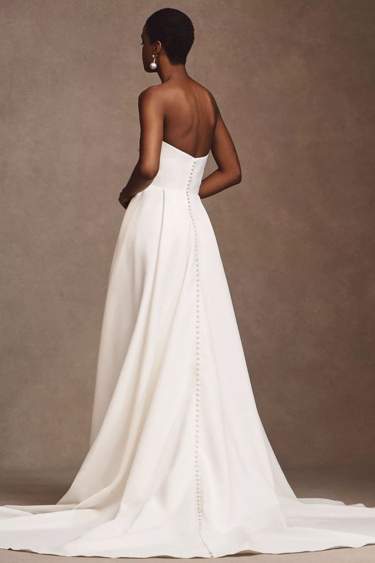 BHLDN Hadley Gown - Elegant Wedding Dress for Brides | Perfect for Beach, Garden & Formal Weddings