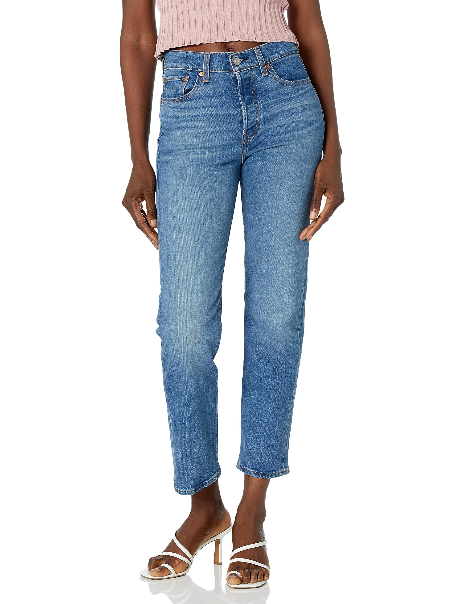 Levi's Women's Wedgie Icon Fit High Waist Jeans - Classic Denim Pants for Casual Outfits & Everyday Wear