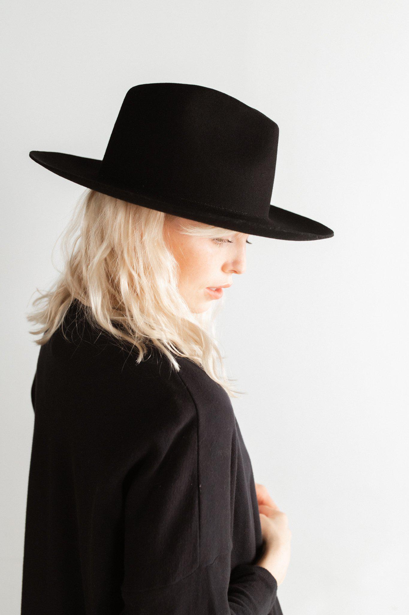 Zephyr Rancher Black Cowboy Hat - Genuine Leather Western Hat for Men & Women | Perfect for Rodeo, Ranch Work, and Country Music Festivals