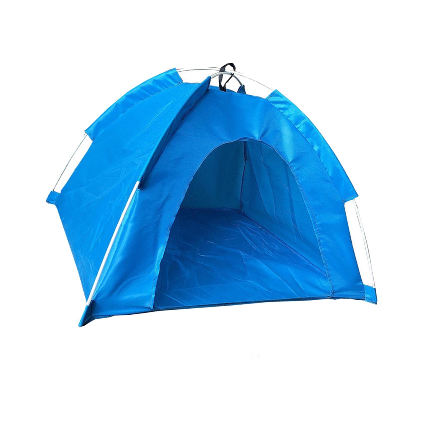 Foldable Dog Cat Tent Kennel - Portable Pet Cage & Folding Bed House Shelter for Travel, Indoor, Camping - Blue | Perfect for Small Pets, Home Use & Outdoor Adventures