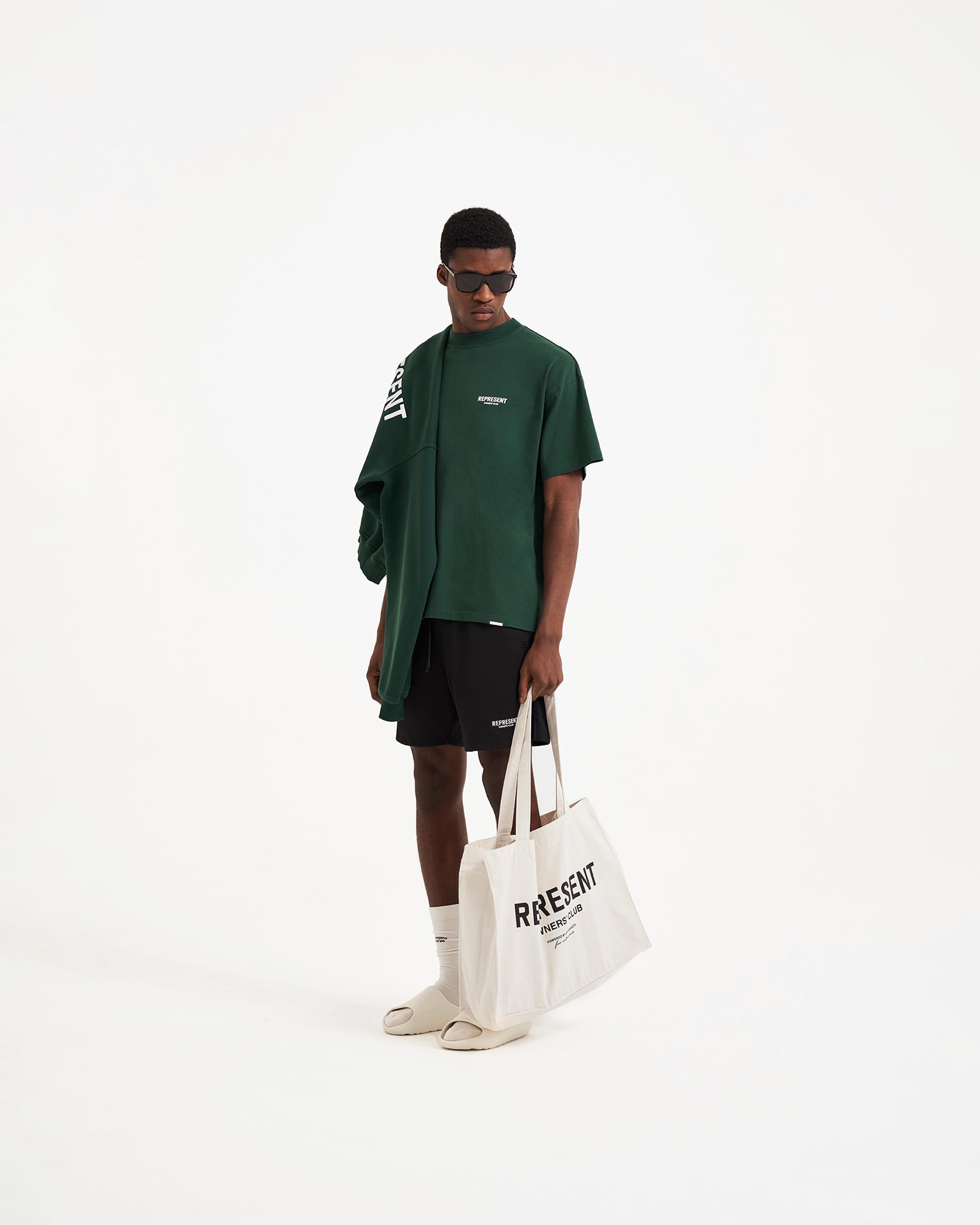 Represent Owners Club T-Shirt - Racing Green | Premium Cotton Men's Tee for Casual Wear & Street Style