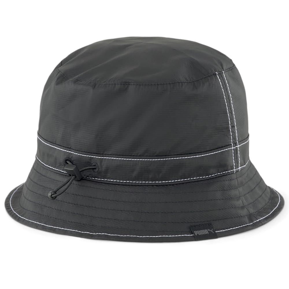 PUMA Men's Prime Classic Bucket Hat - Adjustable Cotton Sun Hat for Outdoor, Beach, Fishing - Black, Size L/XL - Casual Summer Hat for Men