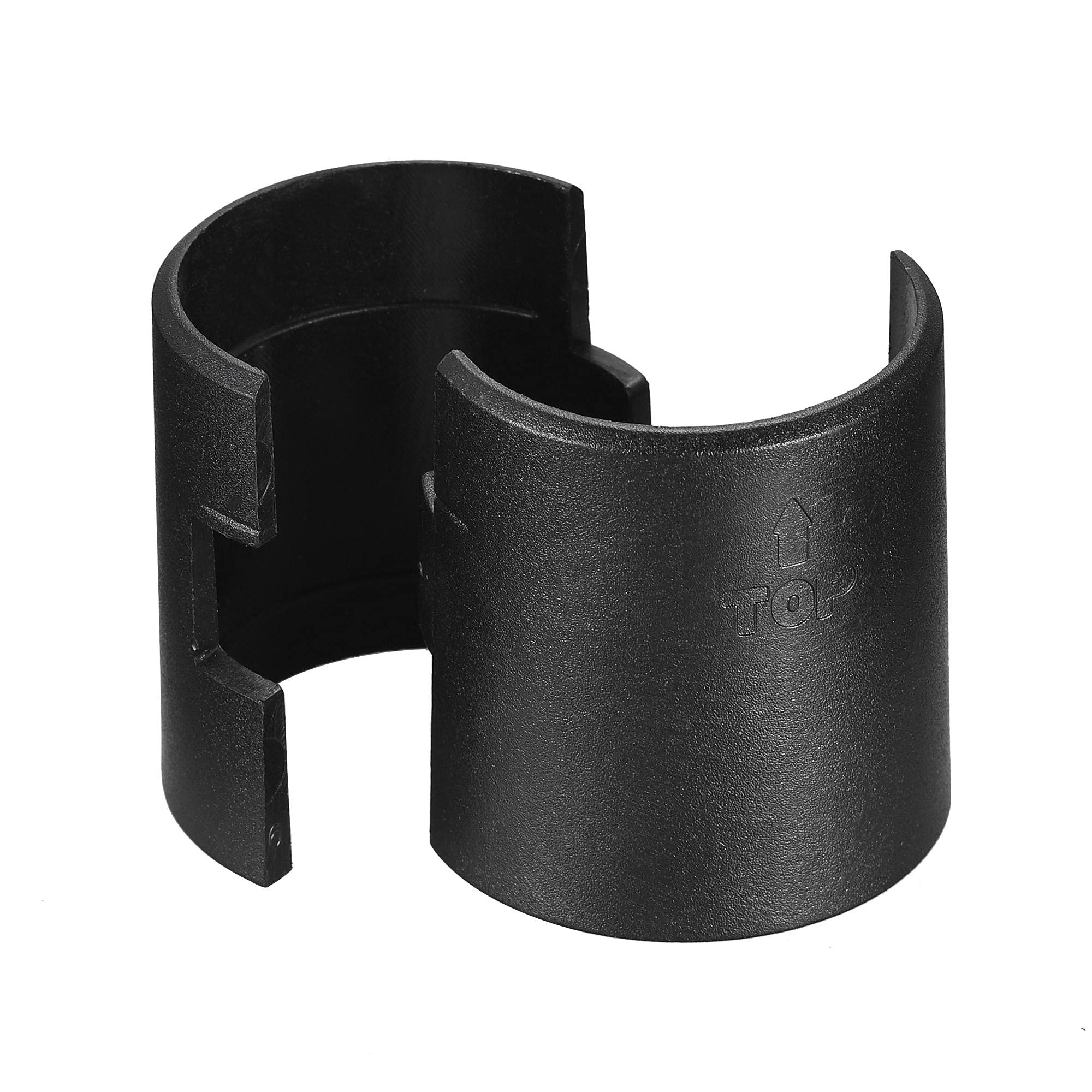 uxcell 1.5 Inch Wire Shelf Clips - 4 Pack Plastic Locking Clips for Wire Shelving Systems | Secure Storage Organizer for Kitchen, Garage & Closet Shelves