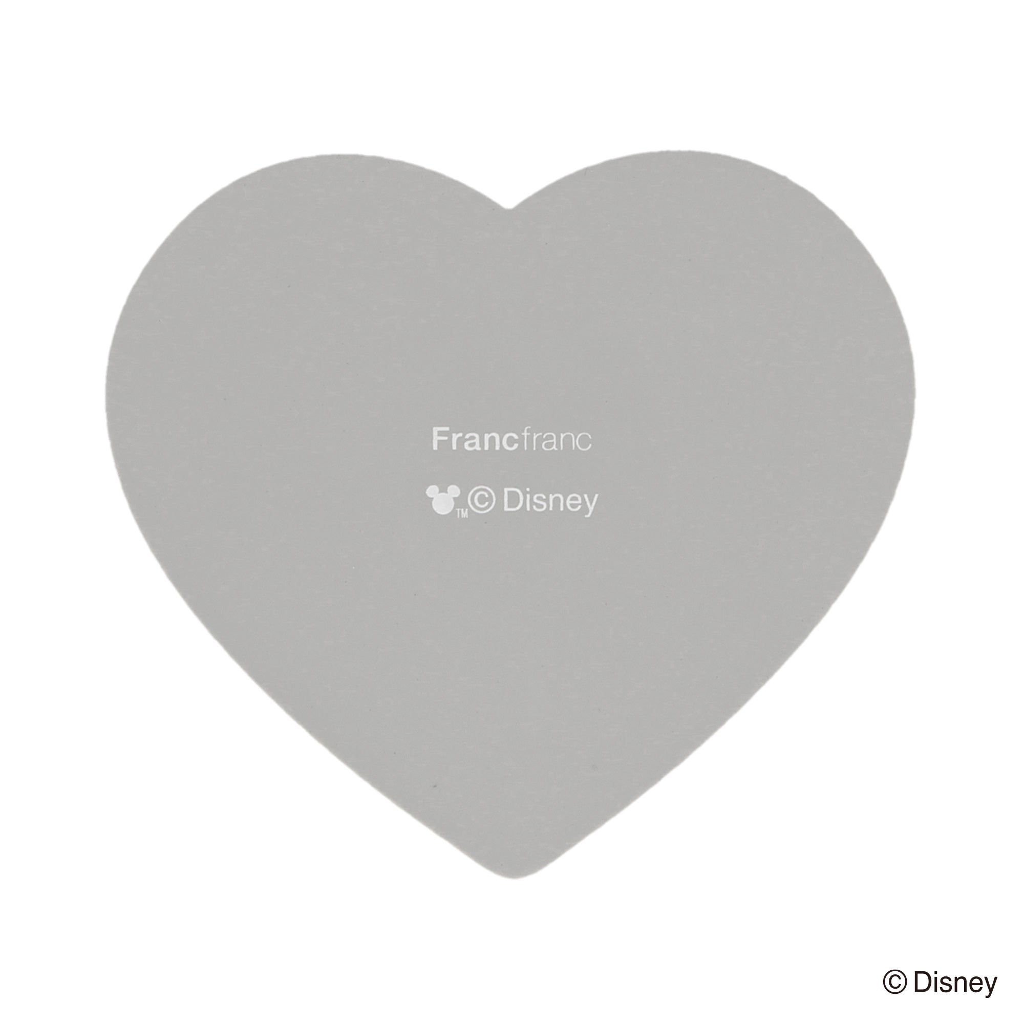 Disney Mickey Mouse Heart Shape Coaster Set - Absorbent & Durable Drink Coasters for Home, Office, or Party Decor