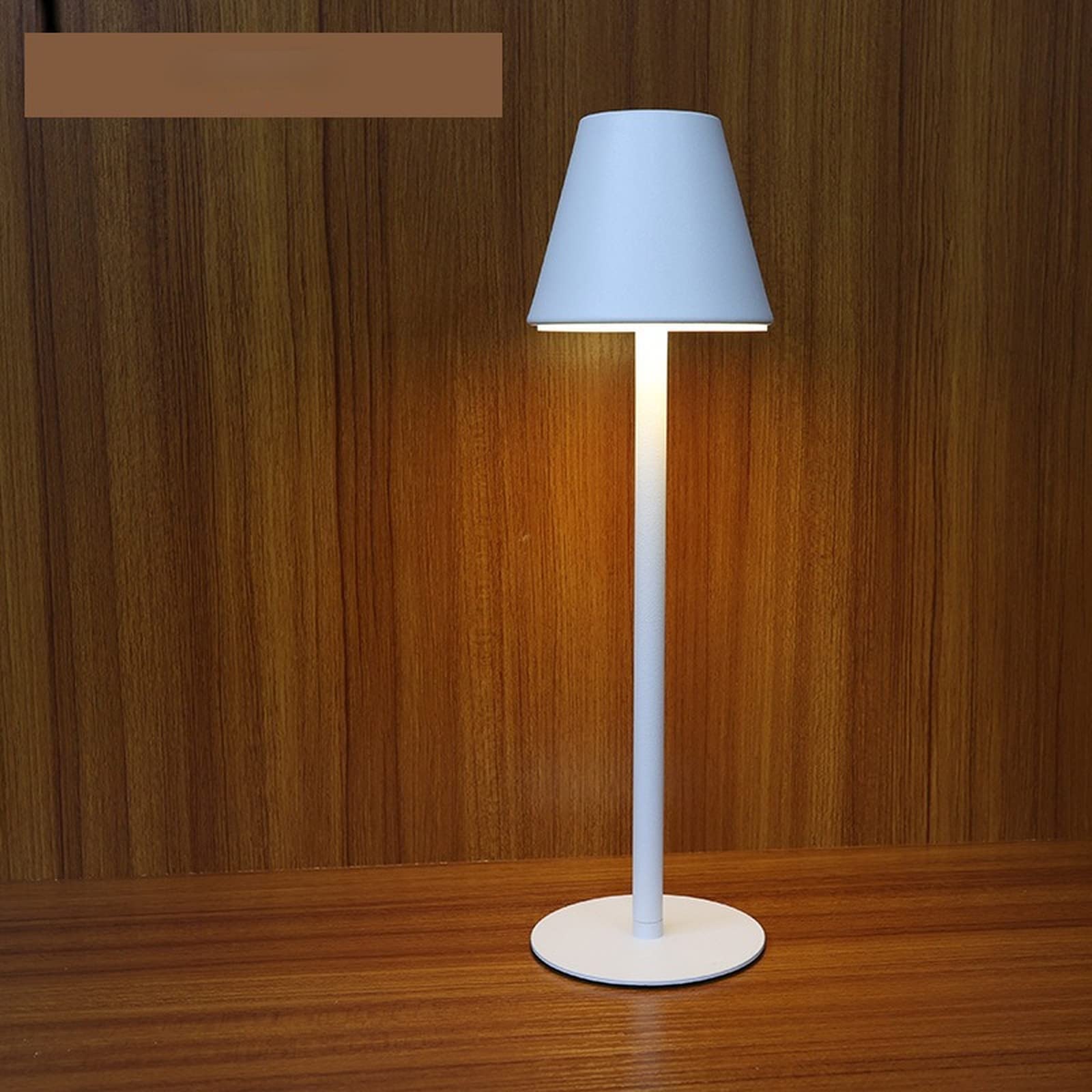 Rechargeable LED Desk Lamp with USB Charging Port - Touch Control Study Reading Light for Office, Restaurant, Bar, Bedroom - Modern White Table Lamp for Home & Workspace