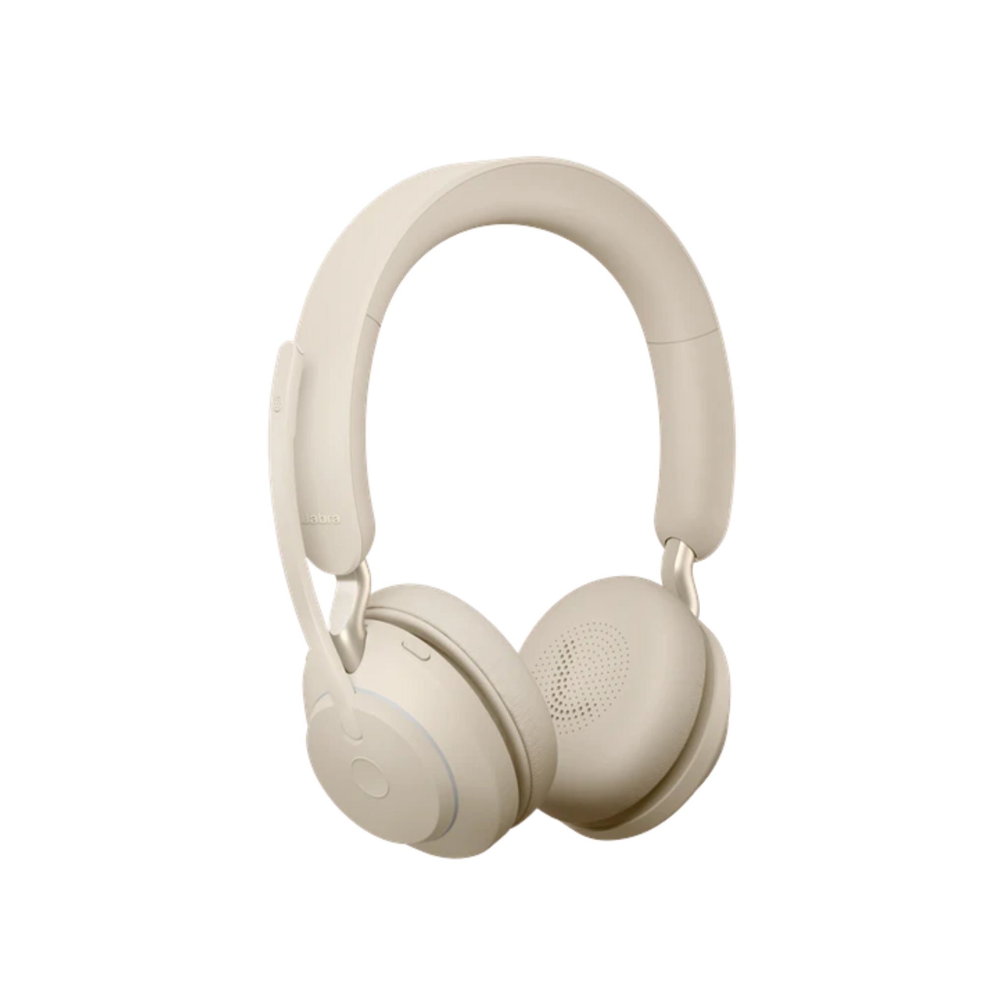 Jabra Evolve2 65 Wireless Headset with Noise Cancellation - Beige | Bluetooth Office Headphones for Conference Calls & Remote Work