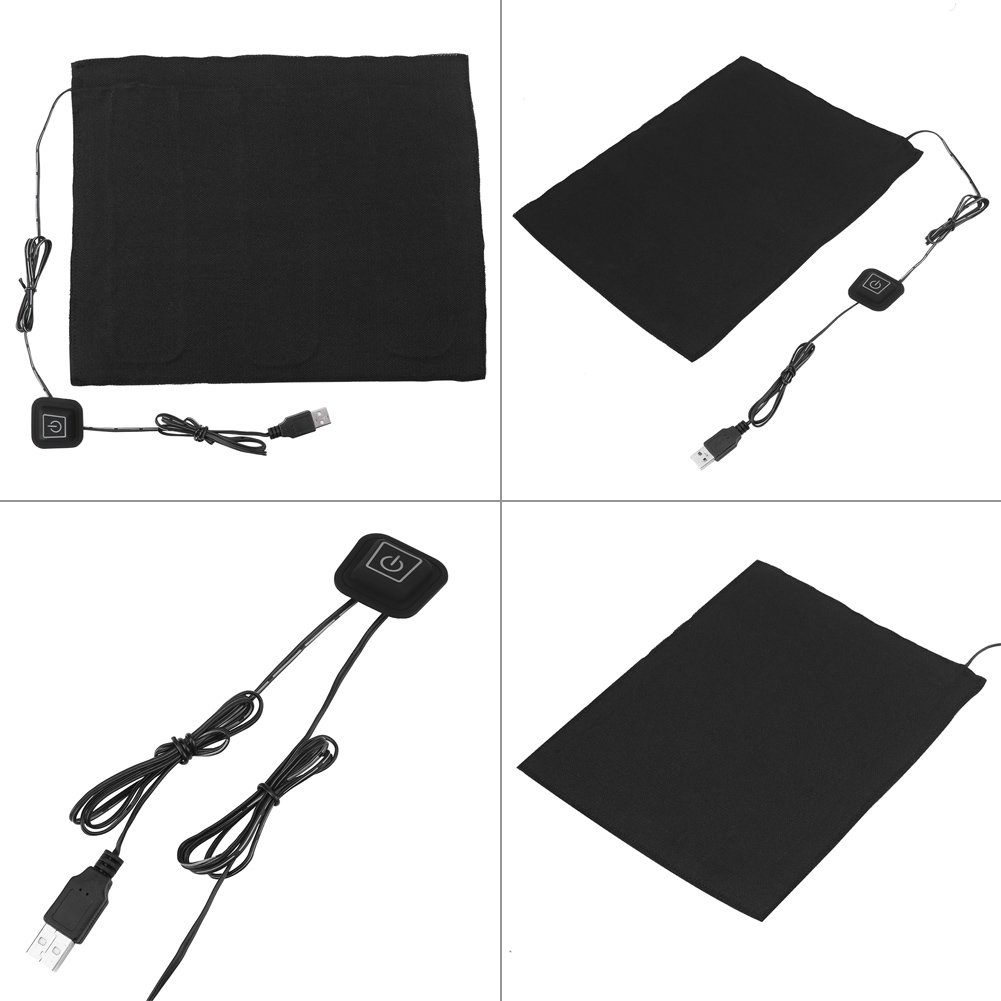 USB Electric Heating Cloth - 5V DC Waist Warmer & Pet Heating Pad for Winter, Outdoor Activities & Pain Relief - Soft & Adjustable Temperature Control