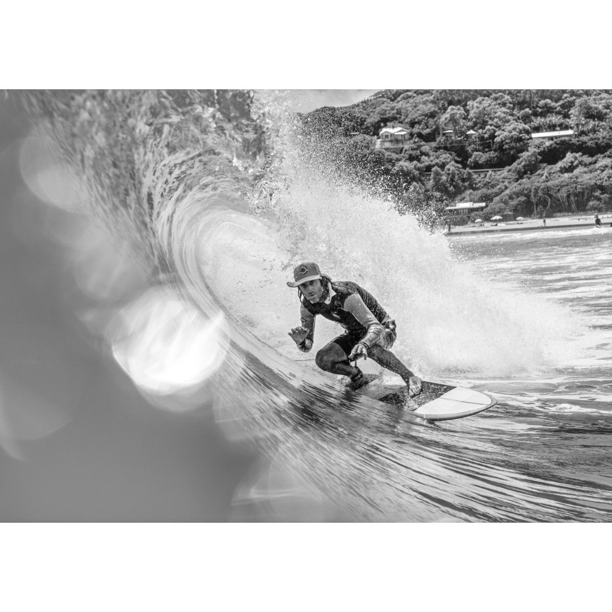 Aloha Keel Twin 6'4 Surfboard - Premium PU Construction - Blue Futures Fins - Perfect for Small Waves & Beach Cruising