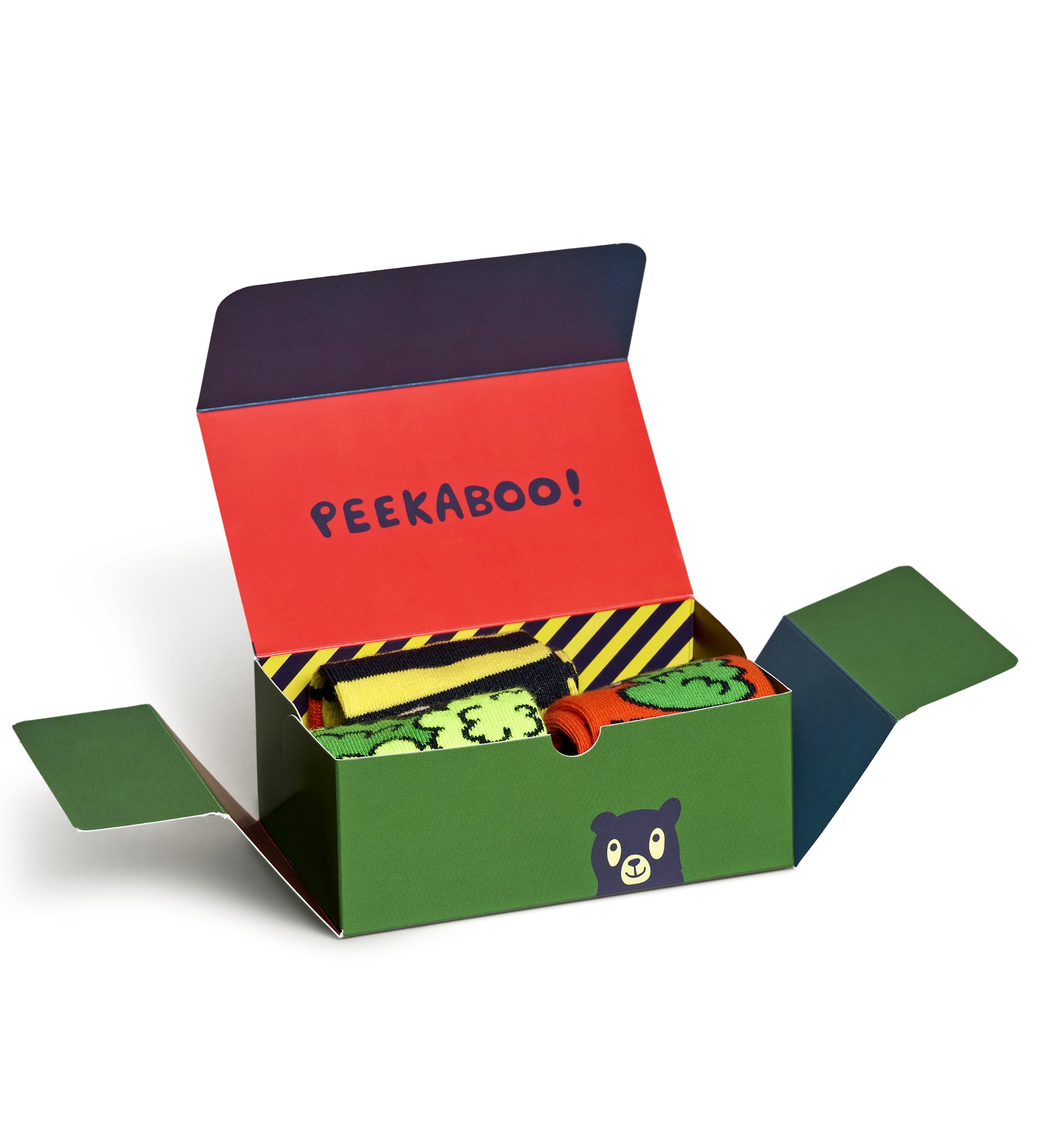Happy Socks for Kids - 6 Pairs Colorful Cotton Socks Gift Set | Soft, Breathable & Sustainable | Perfect for School, Play & Holidays