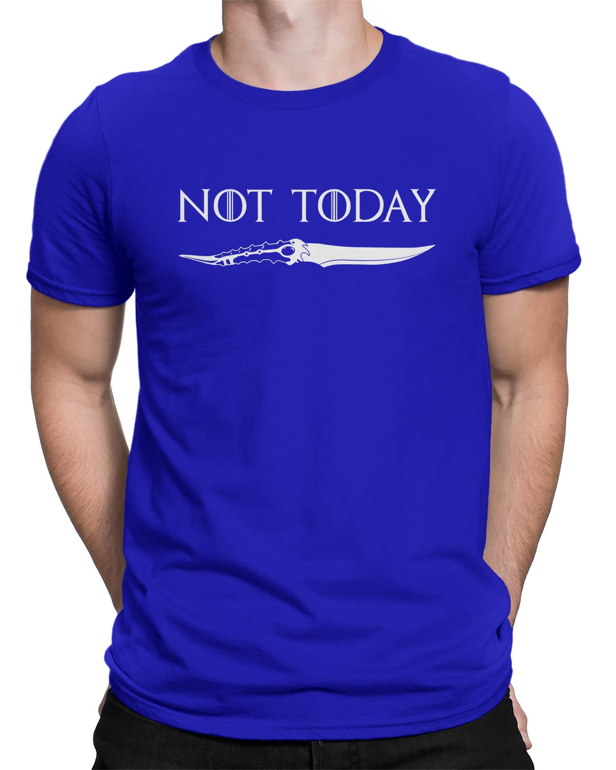 Not Today Men's Graphic T-Shirt - Funny Slogan Tee for Casual Wear & Everyday Outfits