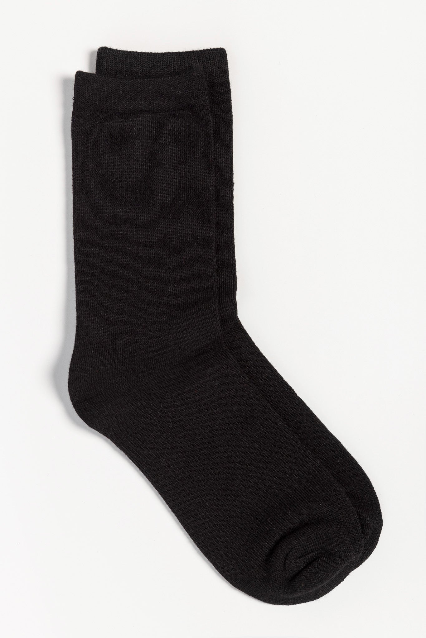Soft Bamboo Cotton Basic Socks for Men & Women - Breathable Everyday Comfort Socks for Work, Travel & Home