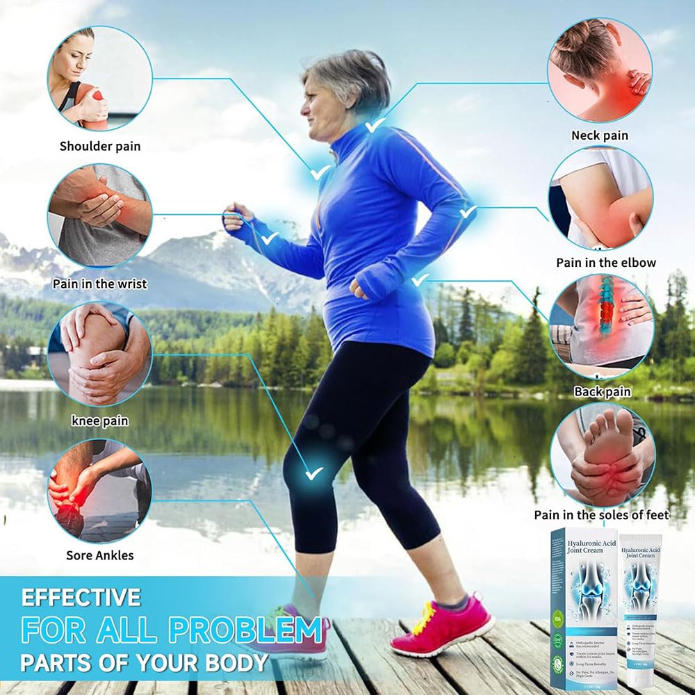 Arthroheal Hyaluronic Acid Joint Repair Cream - Relief for Arthritis, Joint & Bone Pain in Hands, Feet & Knees - Moisturizing & Soothing Formula for Active Lifestyles & Daily Comfort (1 Pack)