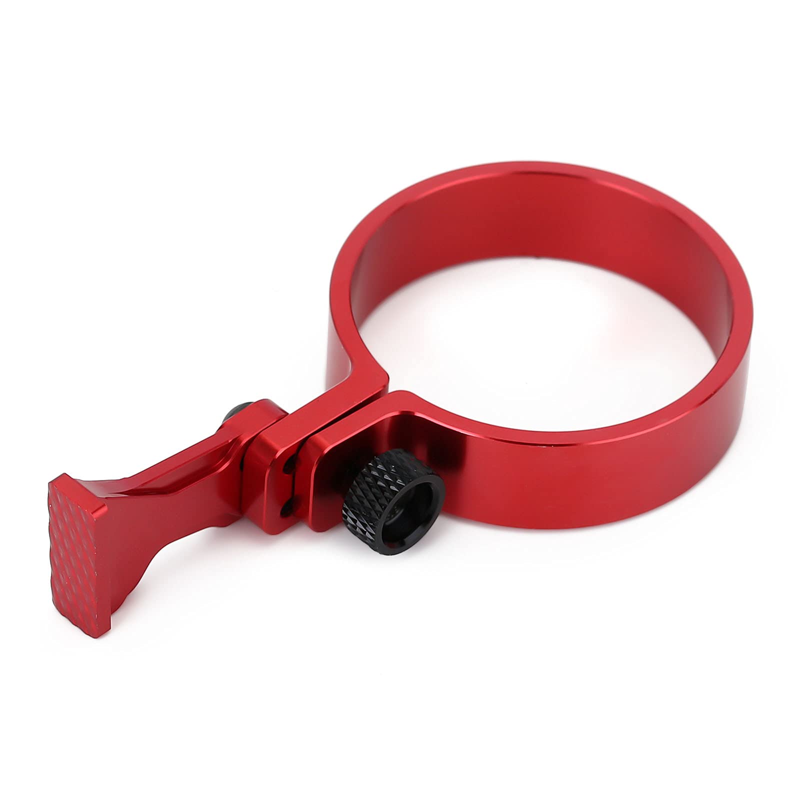 INJORA RC Car Steering Wheel Trigger One-Handed Control Adapter Kit - Compatible with TQI Remote Controller, TRX4, TRX6, Slash, Summit - Red | Perfect for RC Racing, Crawling & Off-Road Adventures