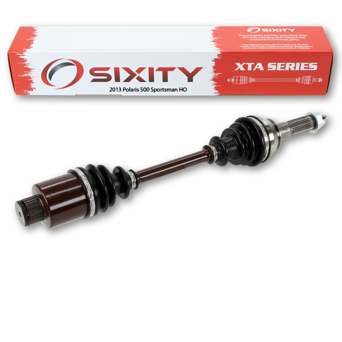 Sixity XTA Rear Left Axle for Polaris Sportsman 500 HO 2013 (A13MH50AJ/AQ/AX/AZ) - 4X4 ATV Replacement Part for Off-Roading & Trail Riding