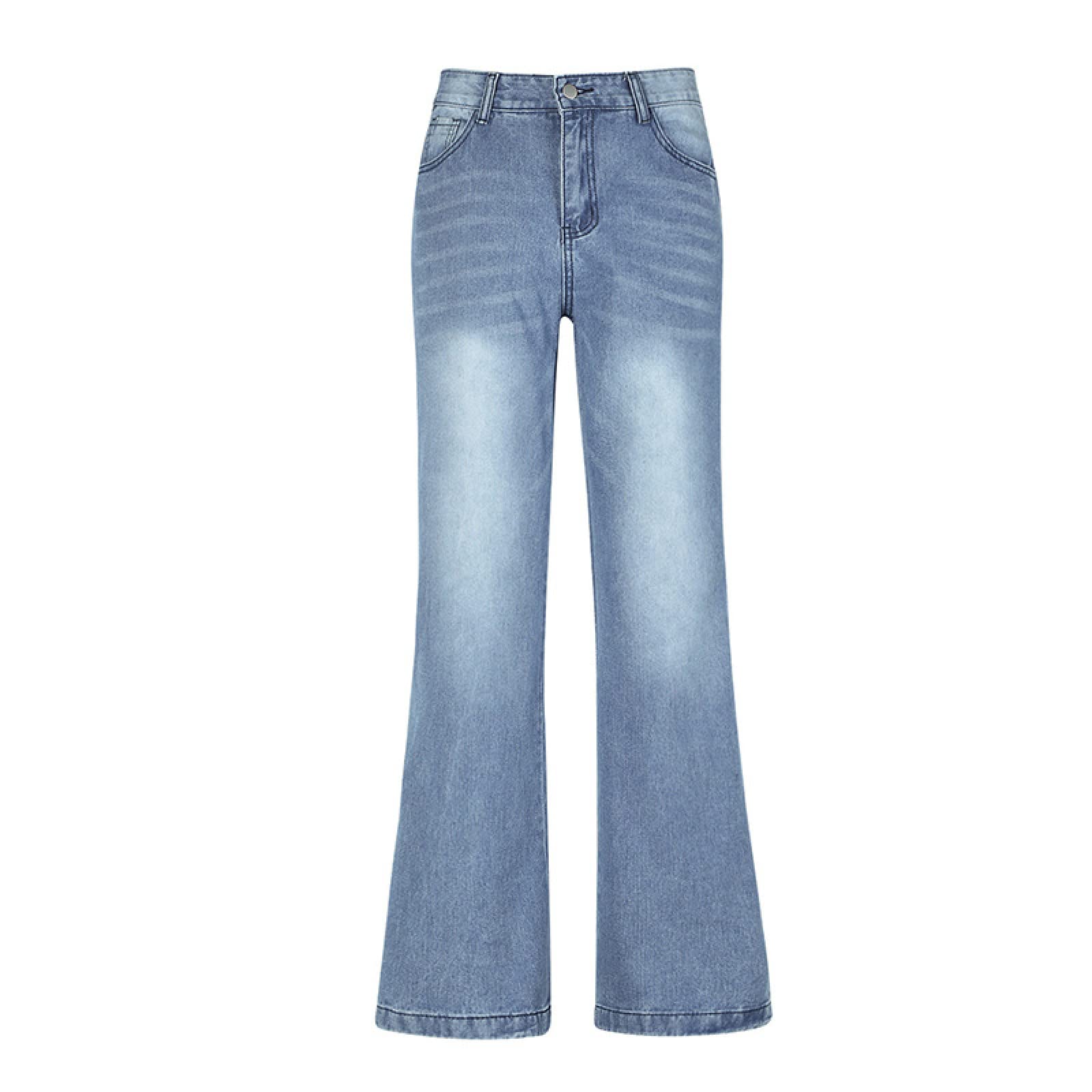 YEOYS Women's High Waist Loose Wide Leg Jeans - Comfortable Stretch Denim Pants for Casual & Work | Trendy Plus Size Fashion for Everyday Wear, Office & Weekend Outfits
