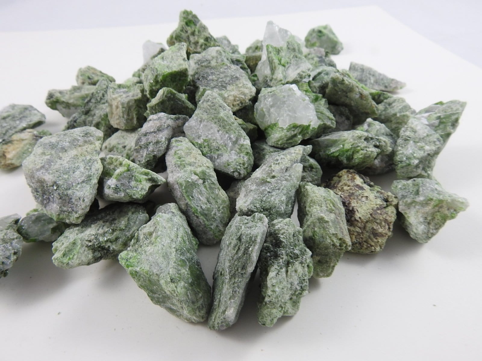 Natural Diopside Gemstone - 2.75 lb Bulk Lot | Wholesale Closeout Sale for Jewelry Making, Crystal Healing & Mineral Collection