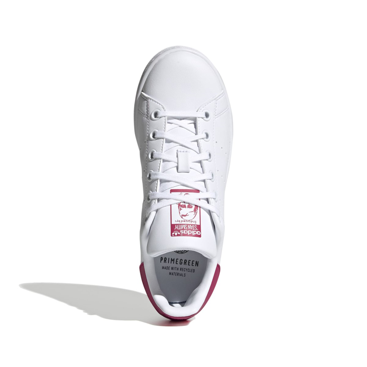 Stan Smith Kids Sneakers - White & Bold Pink - Comfortable & Stylish Shoes for Boys & Girls | Perfect for School, Play & Everyday Wear