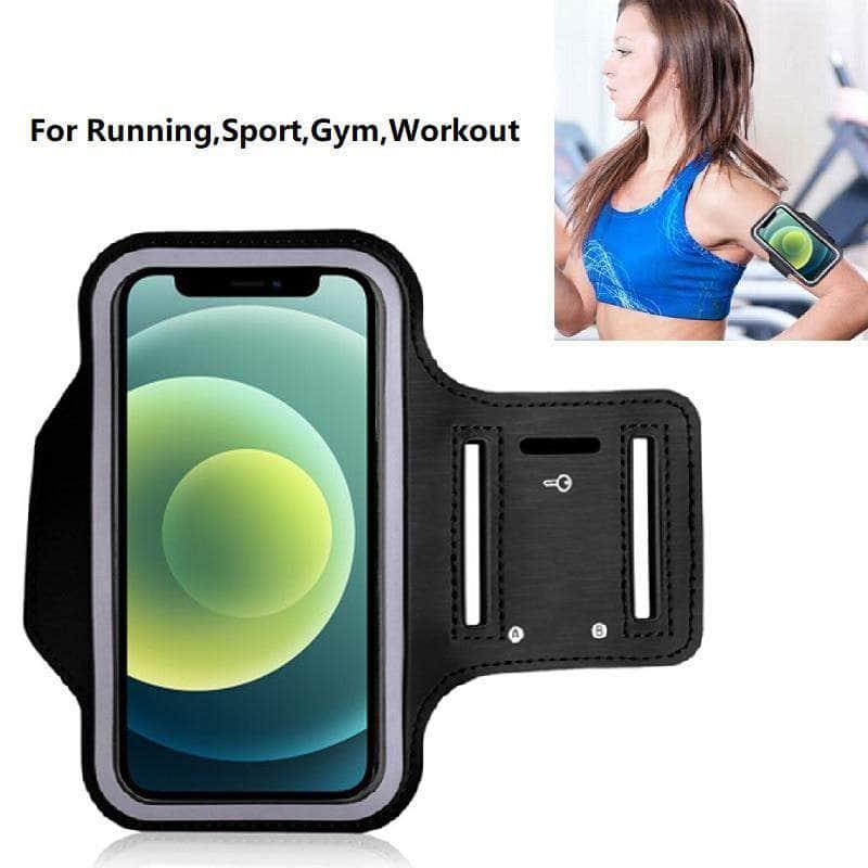 Running Sports Phone Armband for iPhone 13 - Adjustable & Sweatproof - Perfect for Jogging, Gym Workouts & Outdoor Activities