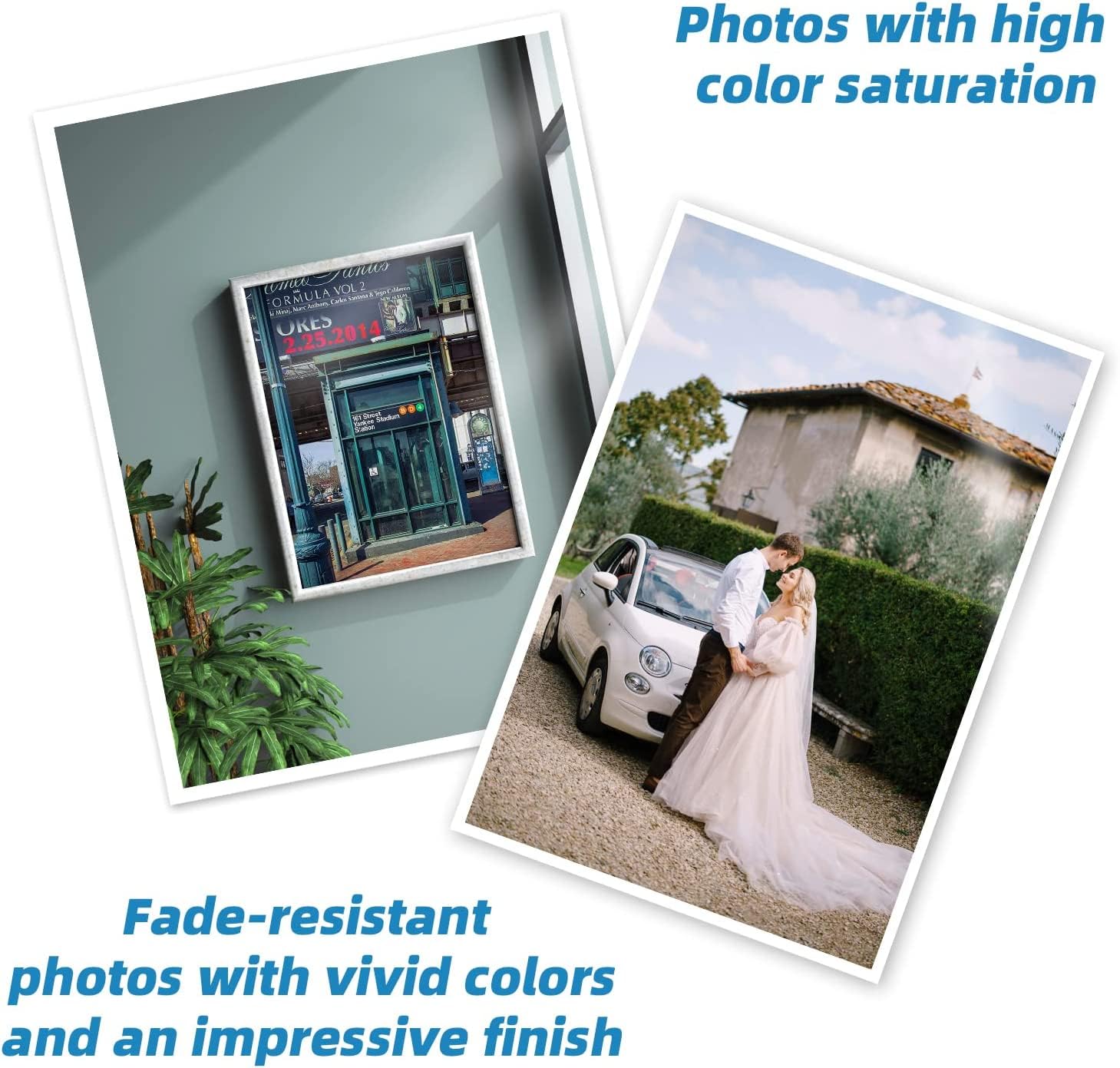 Uinkit 300gsm Glossy Photo Paper 8.5x11 - 100 Sheets for Inkjet Printers - Perfect for Photo Albums & Art Prints