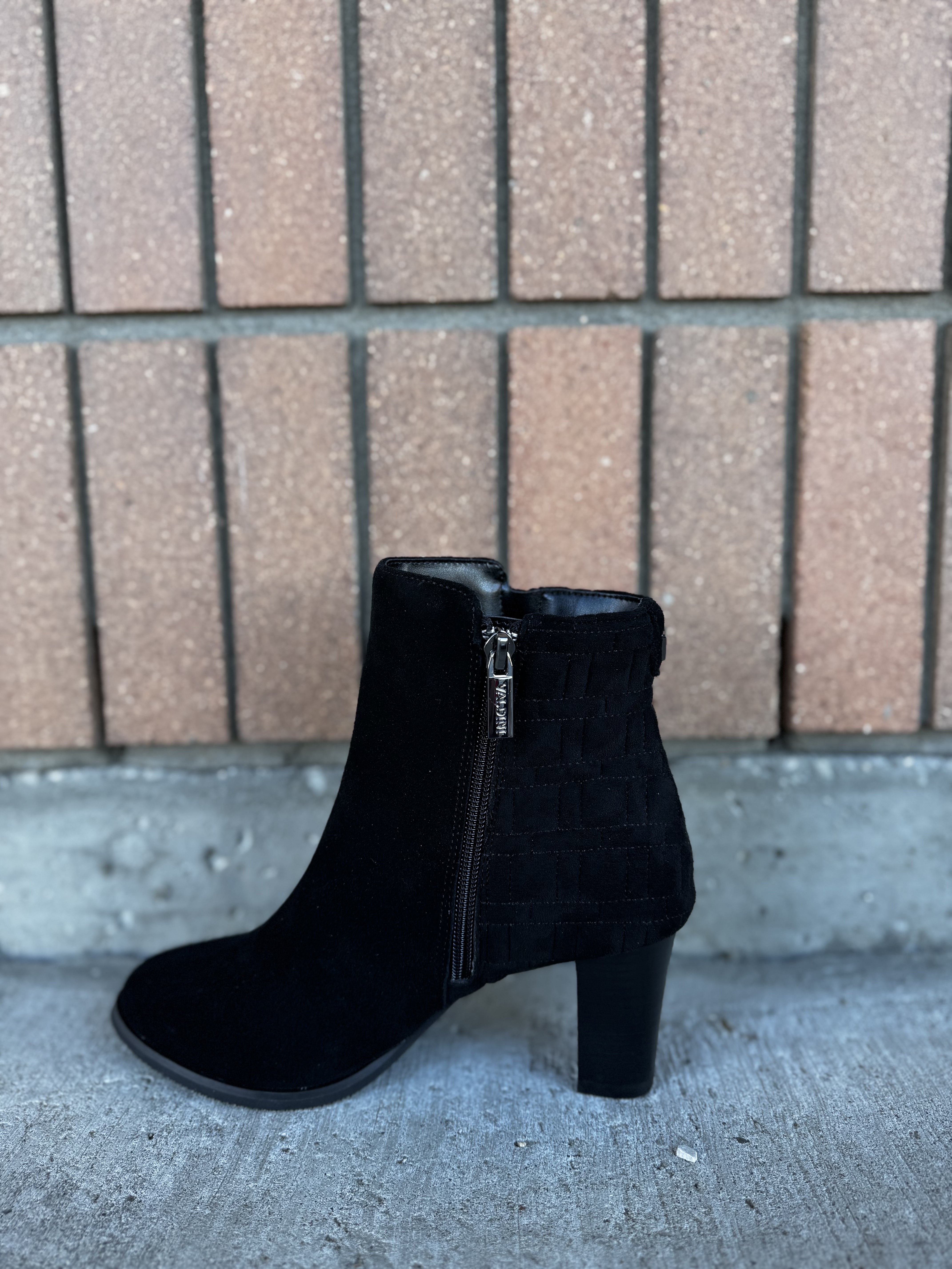 Faith Black Suede Waterproof Winter Boots for Women - Comfortable Ankle Booties for Rain, Snow & Cold Weather