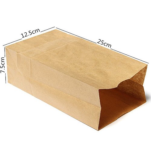 10Pcs Brown Kraft Paper Bags - Eco-Friendly Small Gift Bags for Party Favors, Wedding, Bread & Food Packaging | Perfect for Gift Wrapping, Bakery Storage & Party Decorations