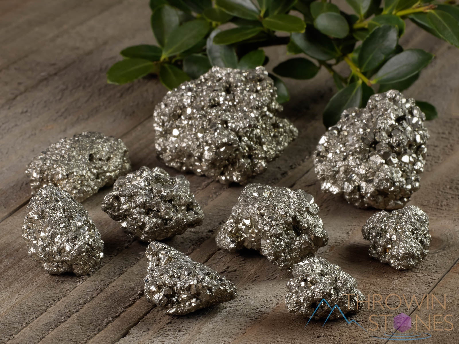 PYRITE Raw Crystal Cluster - Natural Healing Stones for Metaphysical & Home Decor | Energy Cleansing, Meditation & Spiritual Gifts