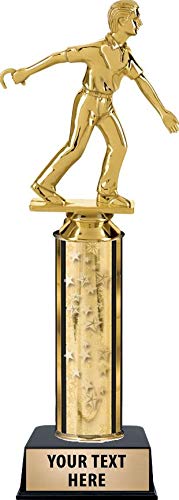 Custom Engraved Gold Star Horseshoe Trophy for Men - Personalized Awards & Recognition - Perfect for Sports Tournaments, Corporate Awards, and Retirement Gifts