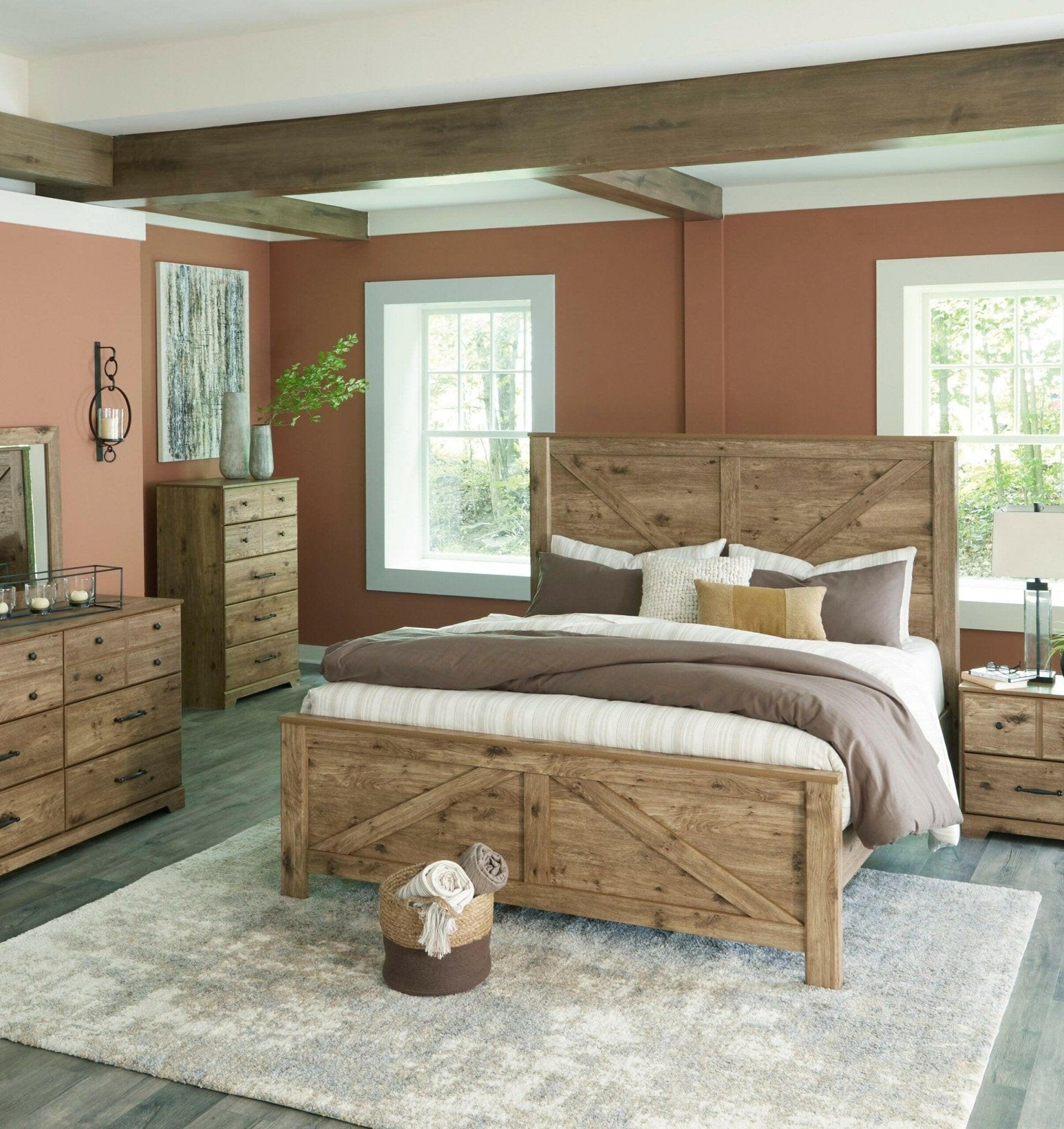 Shurlee King Size Bed Frame B2119 - 156/158 x 97 Inches, Sturdy Metal Platform Bed with Noise-Free Support - Perfect for Master Bedrooms, Guest Rooms & Modern Home Decor