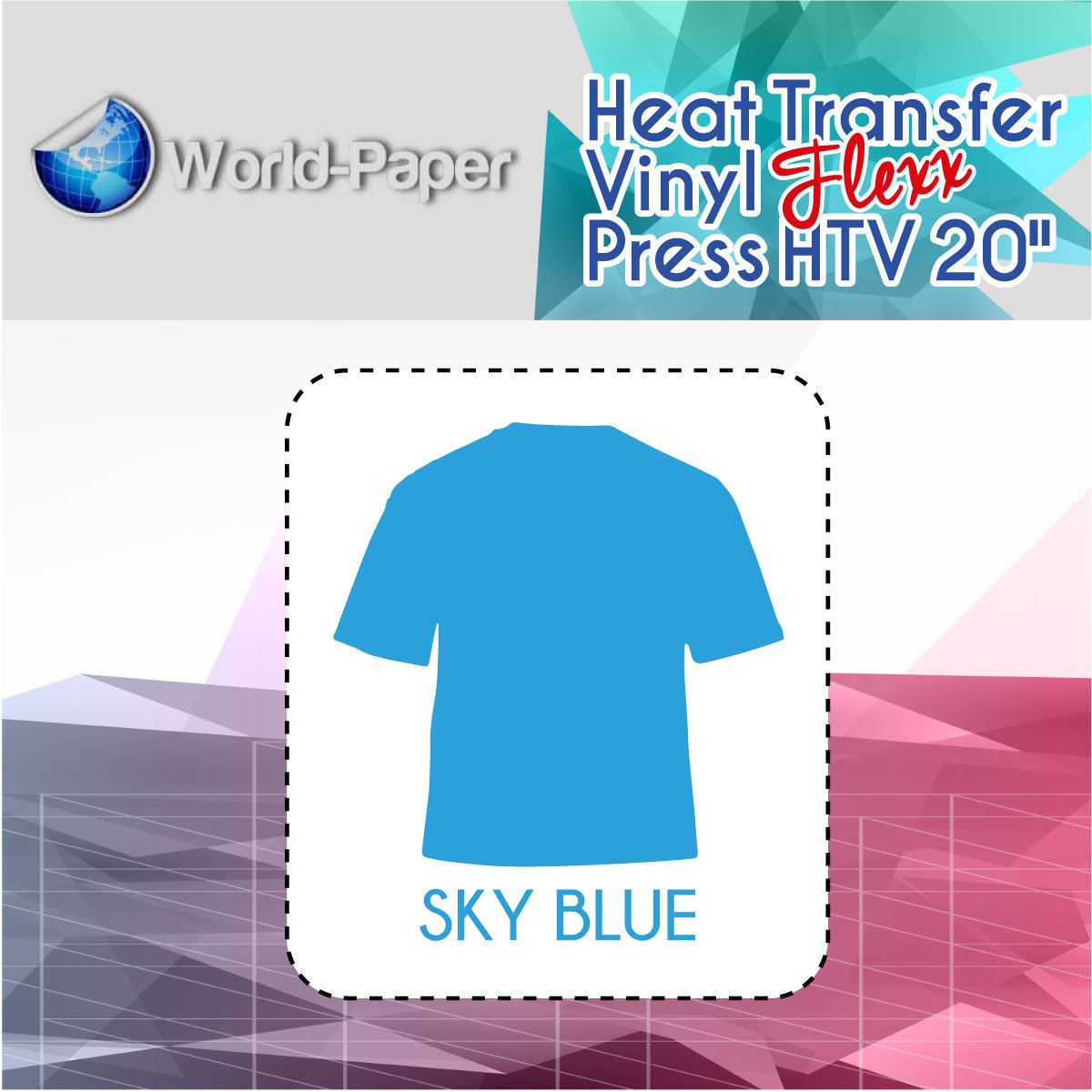 Premium Heat Transfer Vinyl HTV Roll 20