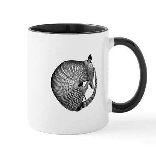 White/Black Inside - Sleeping Armadillo Mug