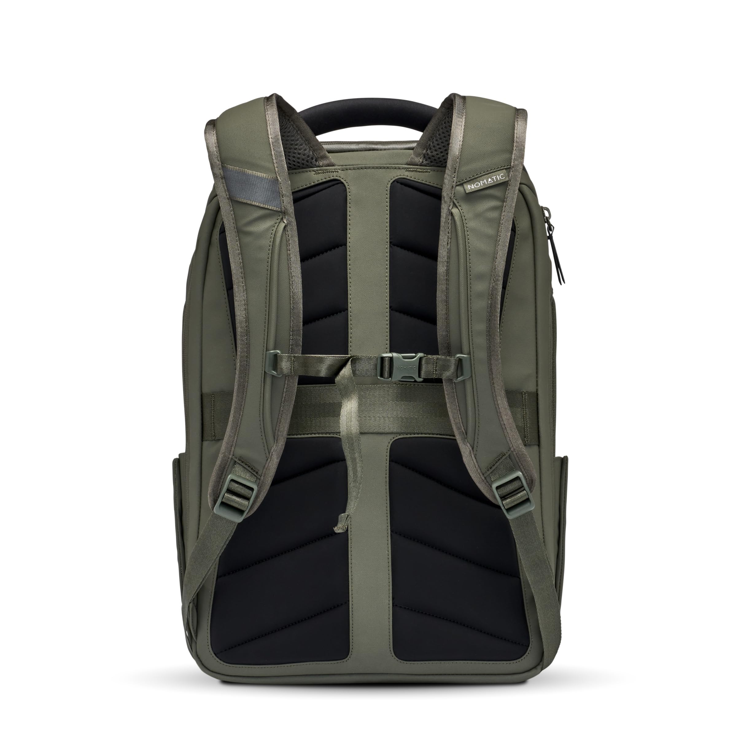 NOMATIC 14L Water Resistant Anti-Theft Laptop Backpack - Expandable Olive Computer Bag for Work, Travel & Daily Commute - Durable & Stylish Backpack for Professionals & Students