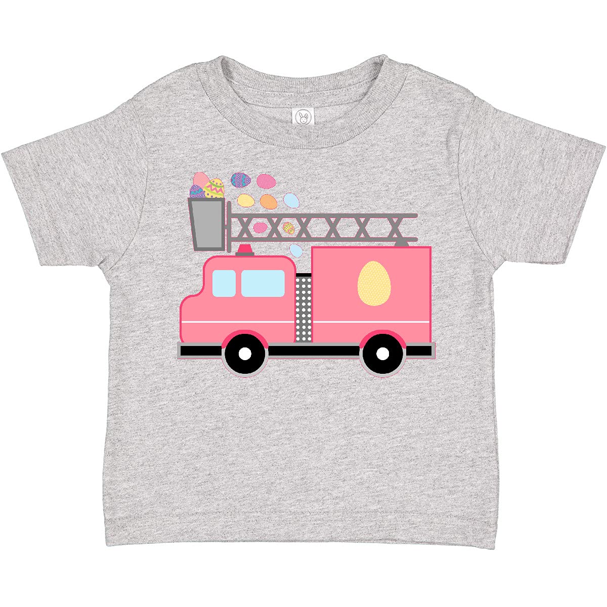 Easter Pink Firetruck Toddler T-Shirt for Holiday Fun