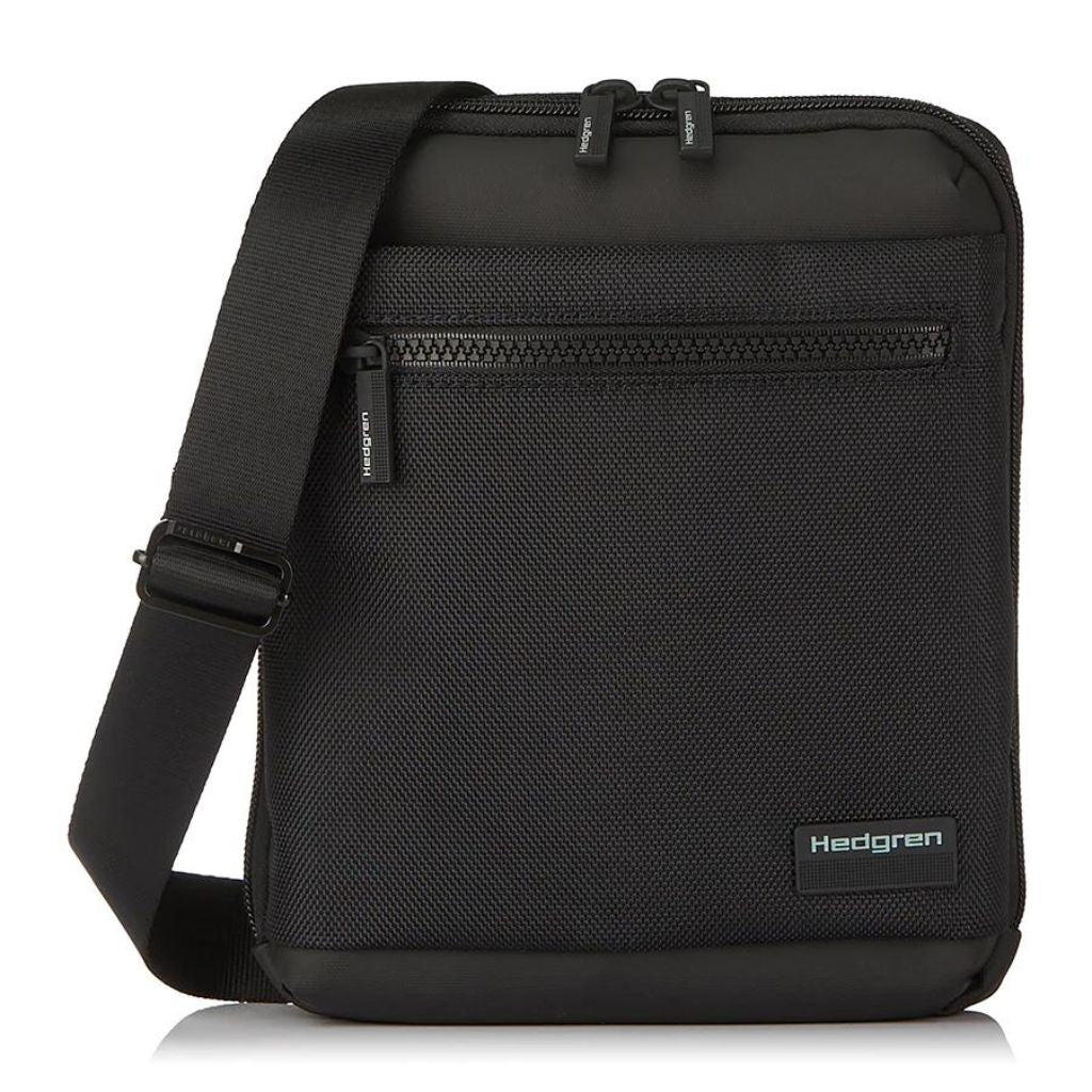 Hedgren Chip Shoulder Bag for Women & Men - Lightweight Travel Crossbody Bag, Water-Resistant Black Shoulder Purse - Perfect for Commuting, Shopping & Daily Essentials
