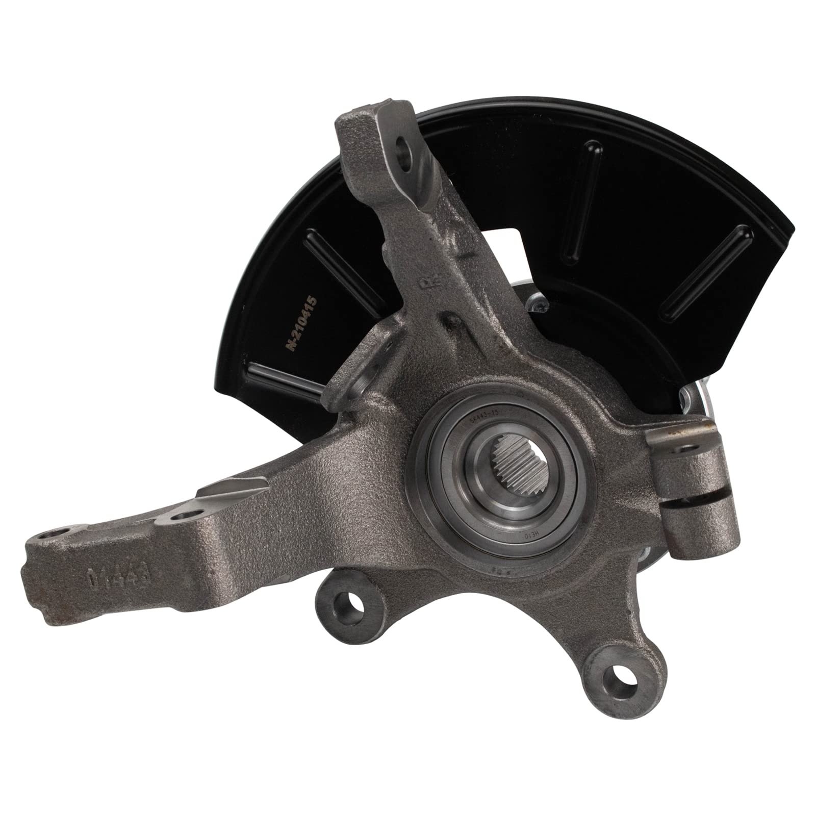 TRQ Front Wheel Bearing & Hub Assembly with Knuckle RH Compatible with Ford Mercury Mazda - Durable Replacement for Smooth Ride & Enhanced Vehicle Performance