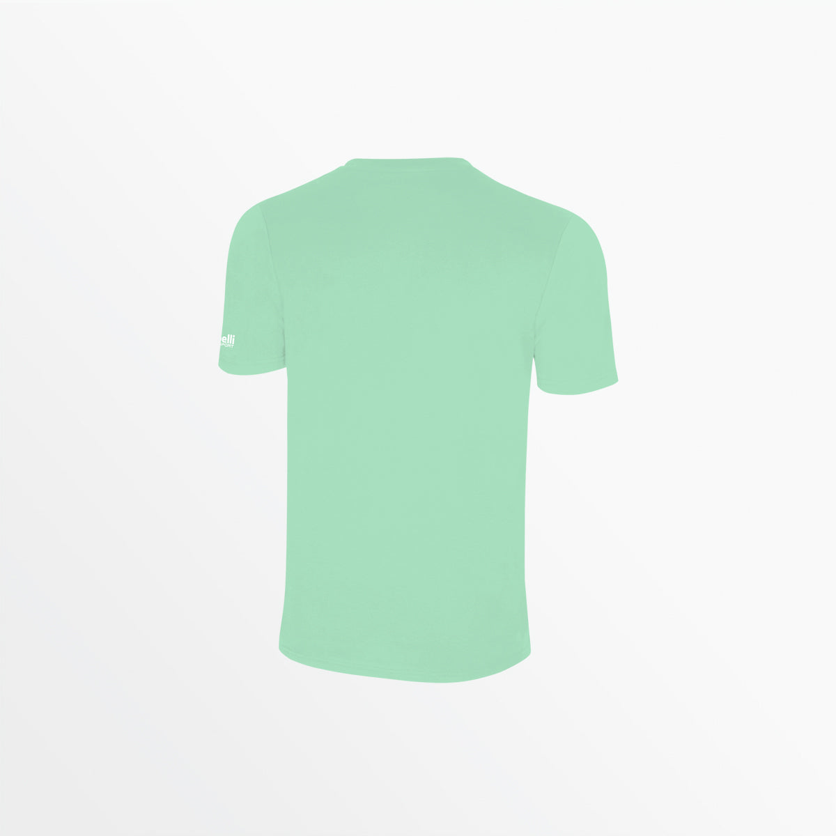 Premium Men's Basic T-Shirt with Embroidered Sleeve Logo - Soft Cotton Crewneck Tee for Casual Wear, Gym & Everyday Outfits