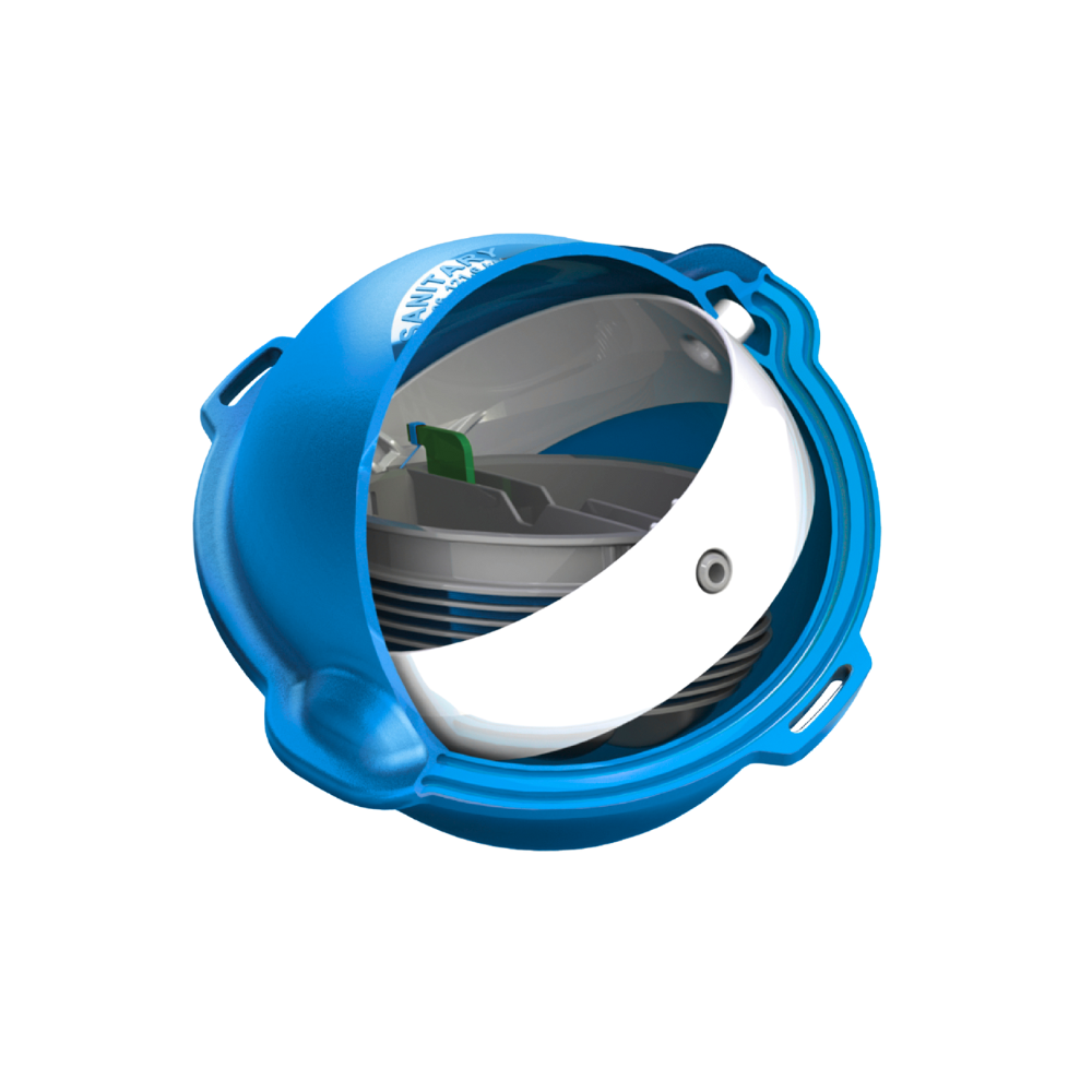 Tempo OMNI Blue Ball Marker II - Waterproof & Durable Golf Ball Marker for Wet Conditions - Perfect for Rainy Days & Water Hazards on the Course