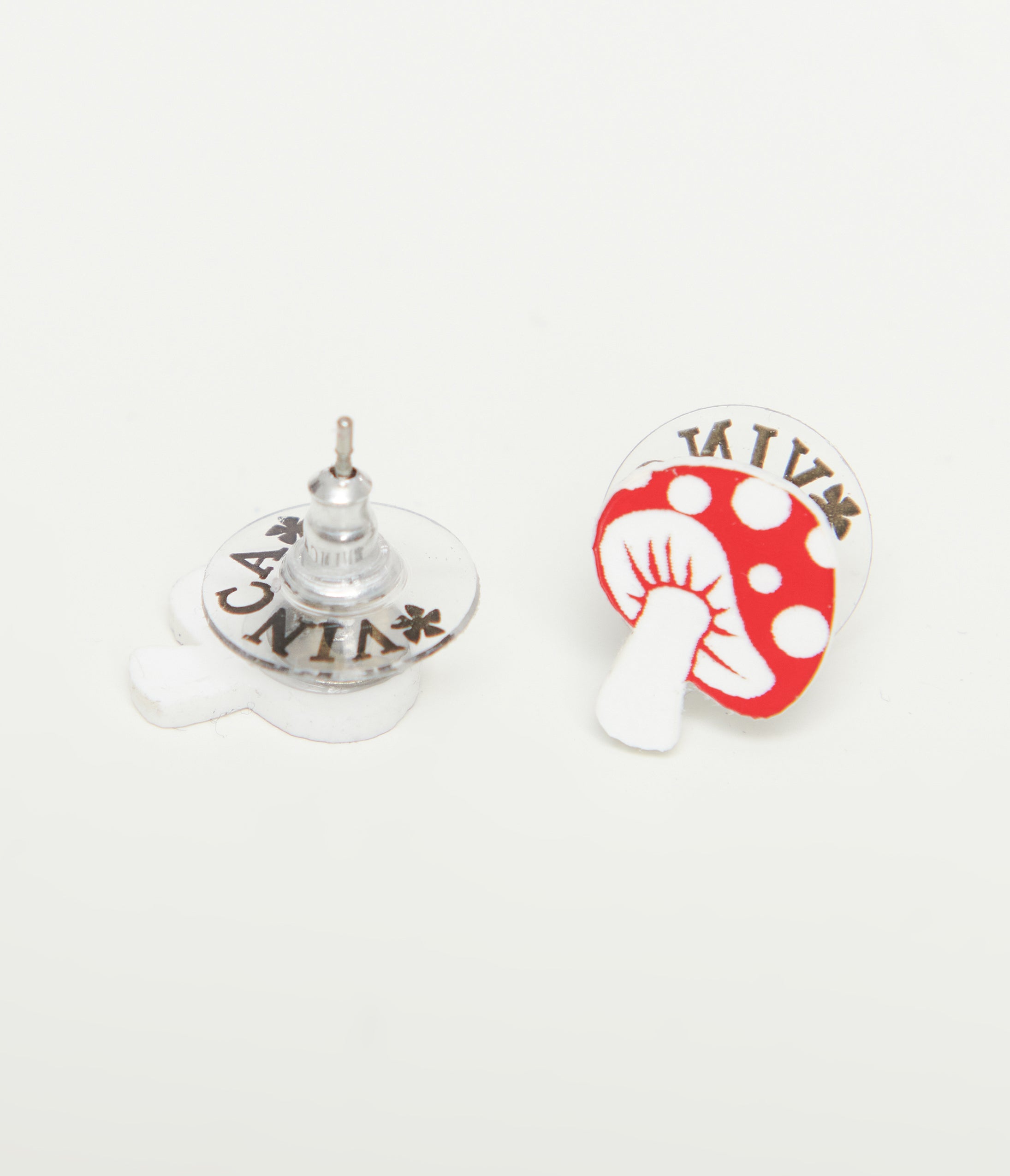 Stylish Red & White Mushroom Earrings for Women - Cute & Trendy Dangle Drop Earrings - Perfect for Boho, Festival, and Everyday Wear