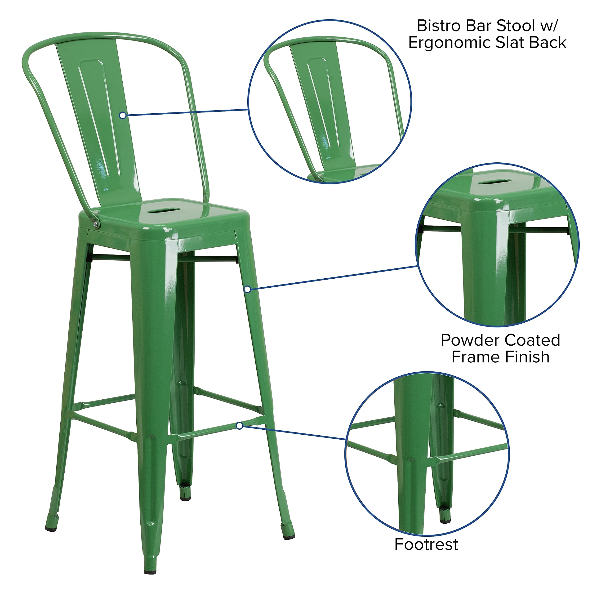 Flash Furniture Lily 4-Pack 30