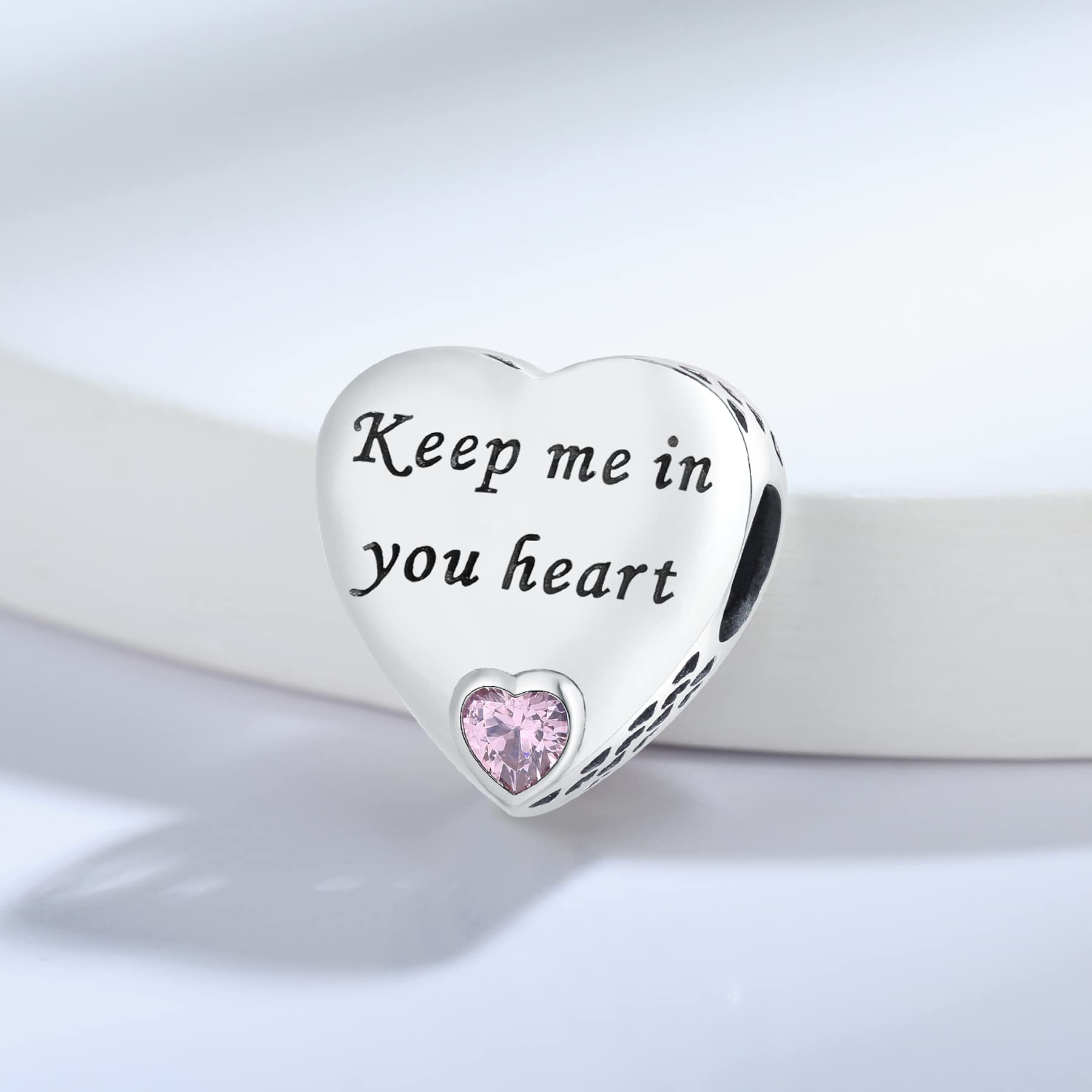 925 Sterling Silver Charms for Pandora Bracelets - Infinity & Beyond Heart Pendant - Perfect Mother's Day, Christmas & Birthday Gift for Wife - Jewelry for Women, Anniversary & Romantic Occasions