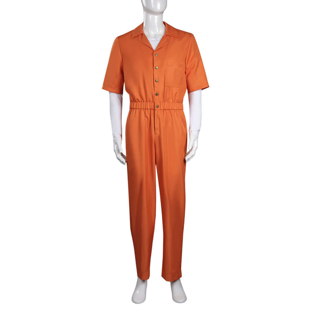 Adult Unisex Dr. Michael Jumpsuit Halloween Cosplay Costume - Orange Carnival Outfit for Cosplay, Halloween Parties & Comic Conventions